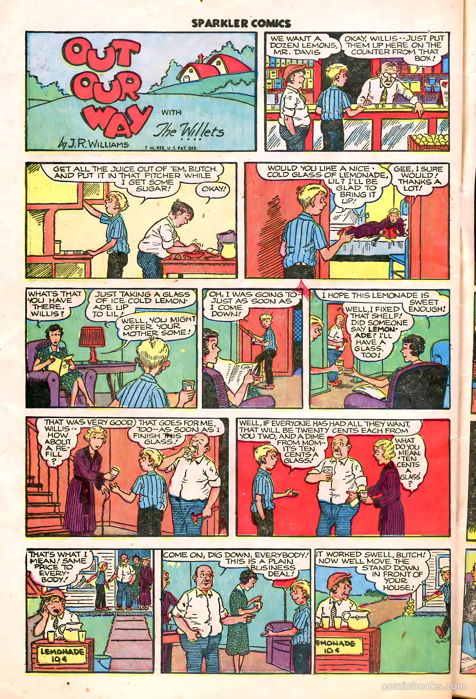 Sparkler Comics #59 (1948) — page 32 of 36