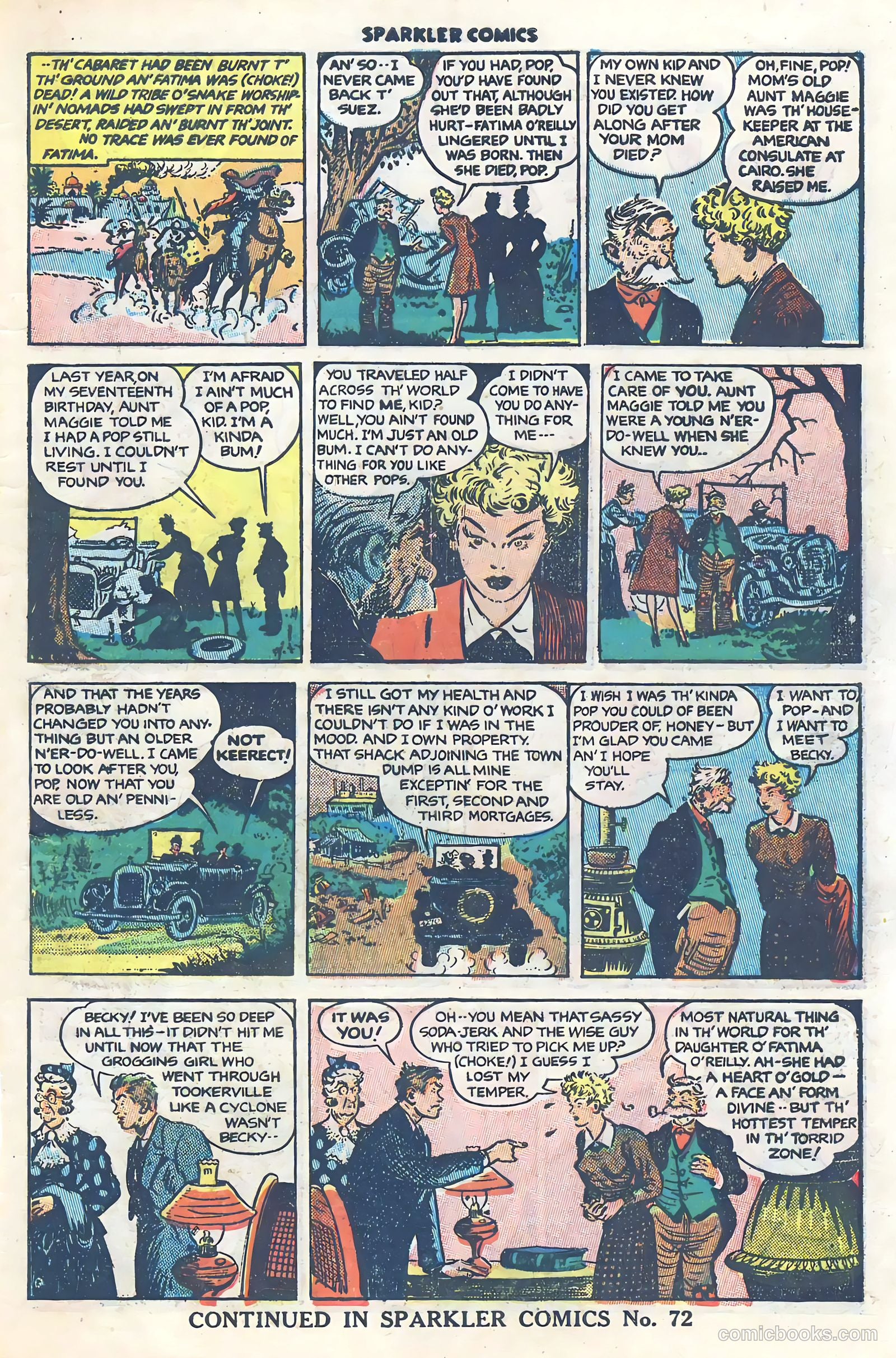 Sparkler Comics #71 (1948) — page 22 of 31