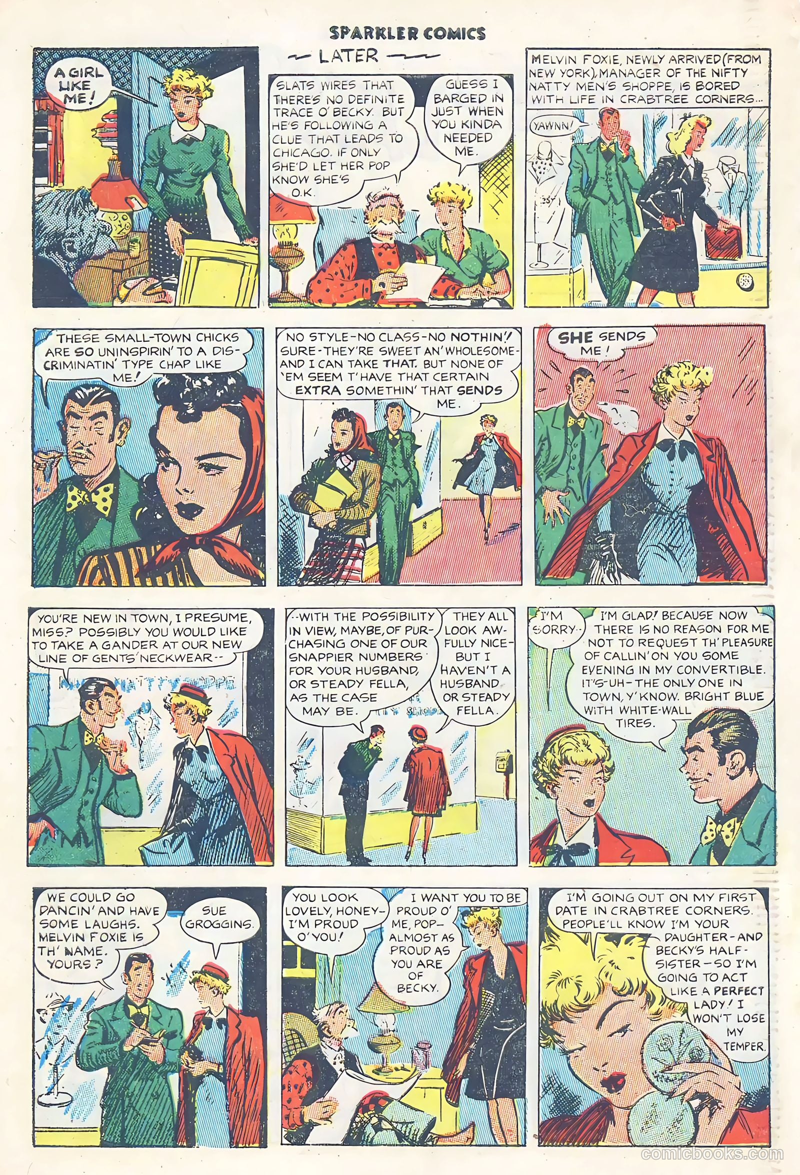 Sparkler Comics #72 (1948) — page 19 of 31