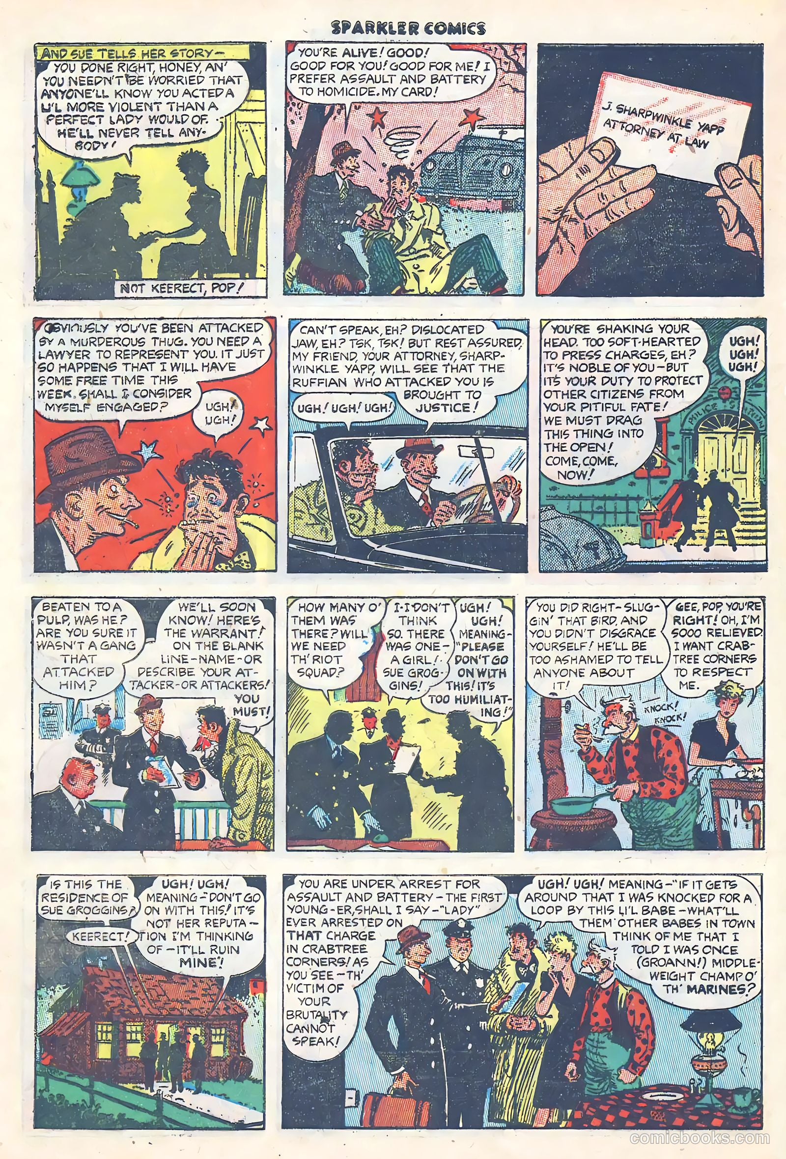 Sparkler Comics #72 (1948) — page 21 of 31