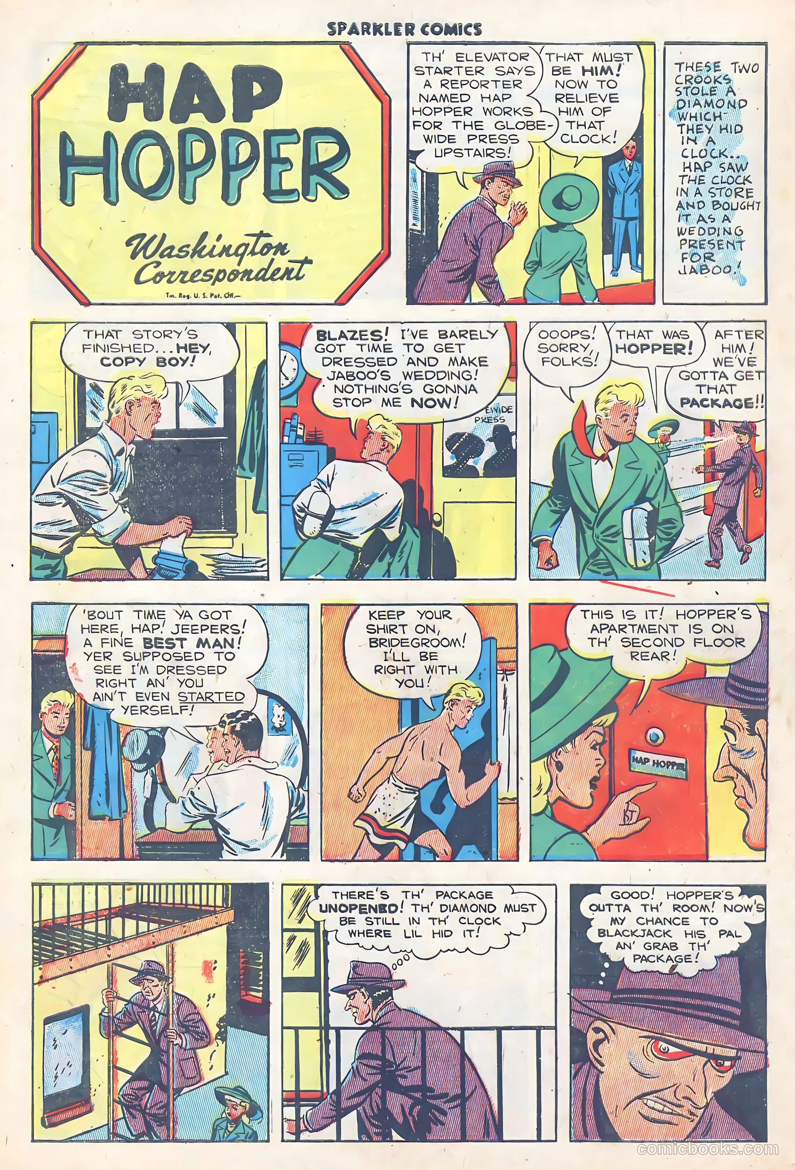 Sparkler Comics #72 (1948) — page 23 of 31