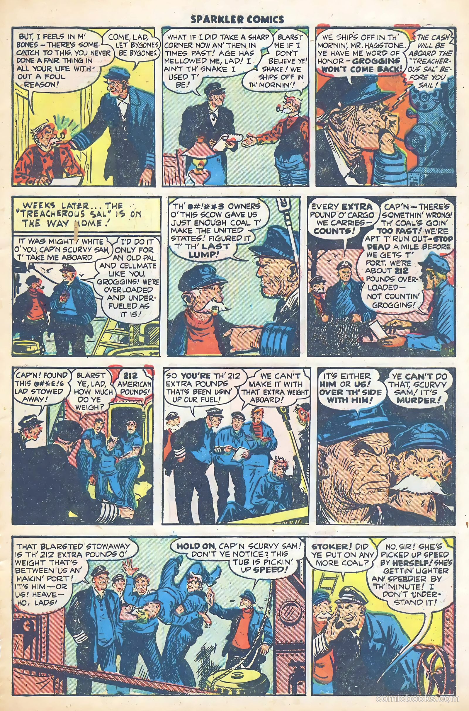 Sparkler Comics #78 (1948) — page 23 of 32