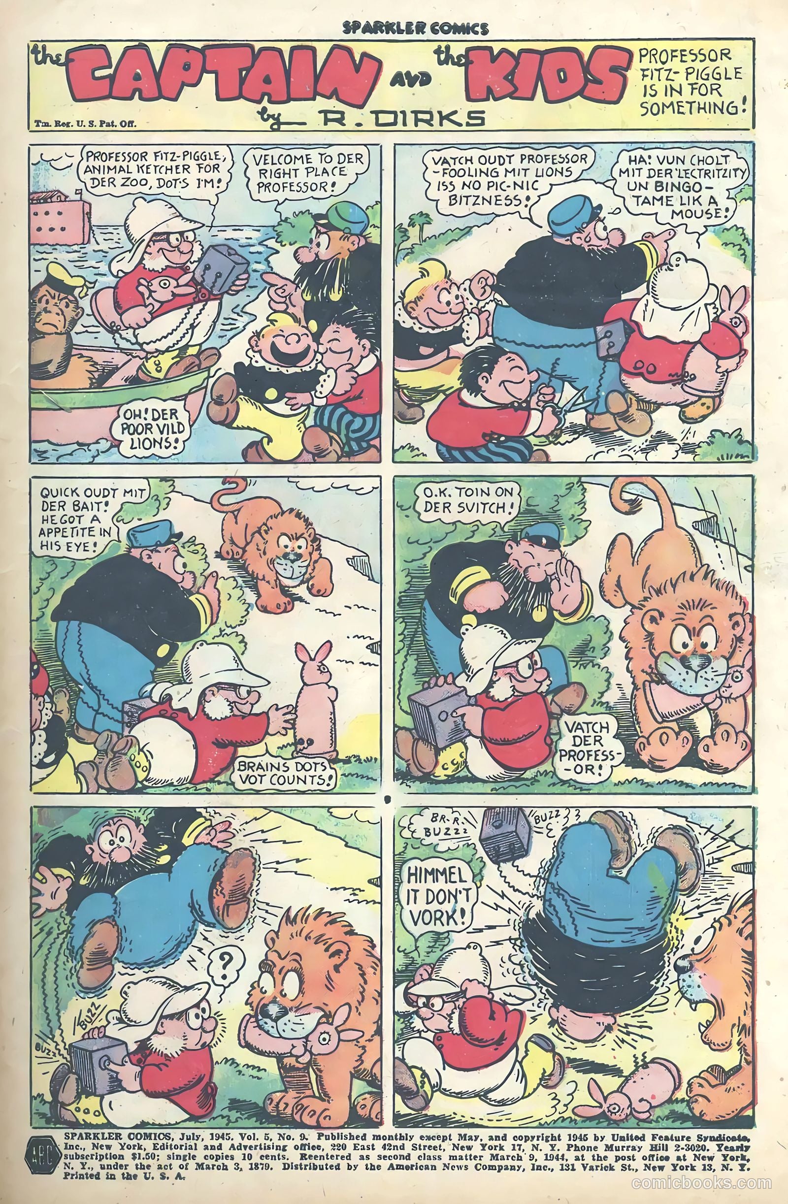 Sparkler Comics #45 (1948) — page 3 of 27