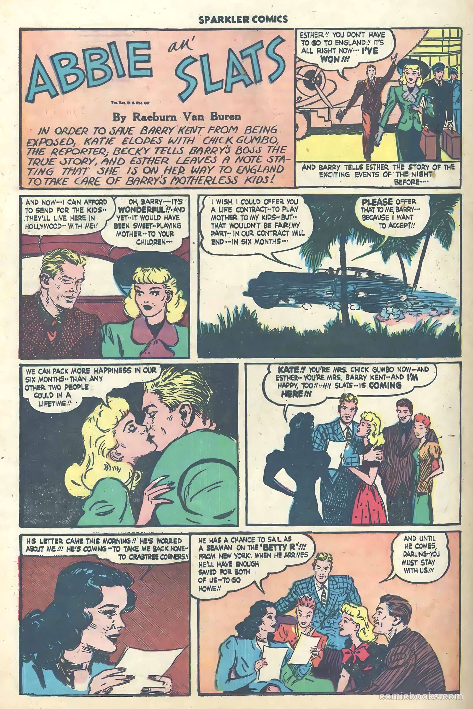 Sparkler Comics #45 (1948) — page 17 of 27