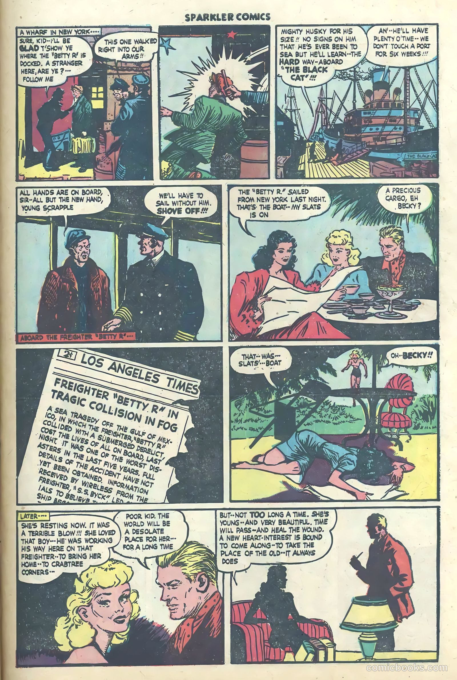 Sparkler Comics #45 (1948) — page 18 of 27