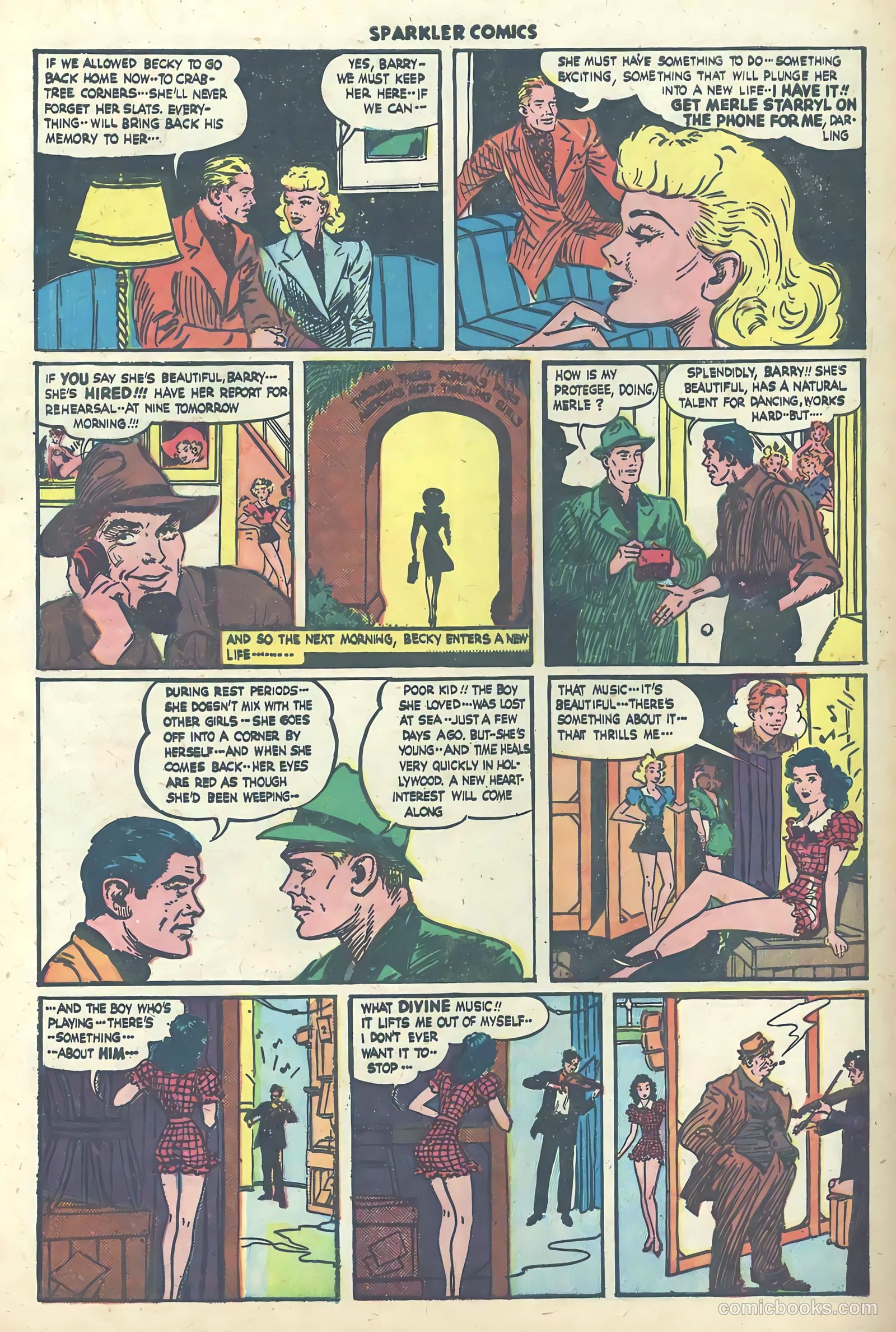 Sparkler Comics #45 (1948) — page 19 of 27