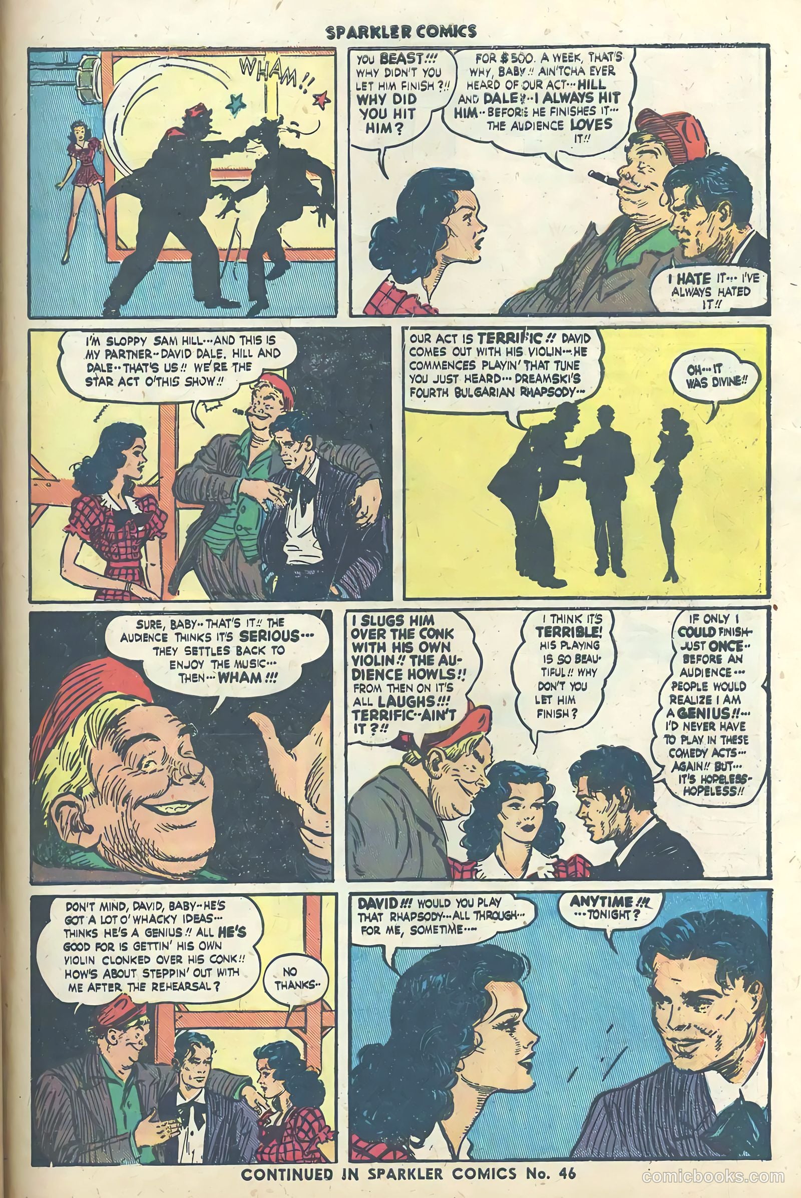 Sparkler Comics #45 (1948) — page 20 of 27