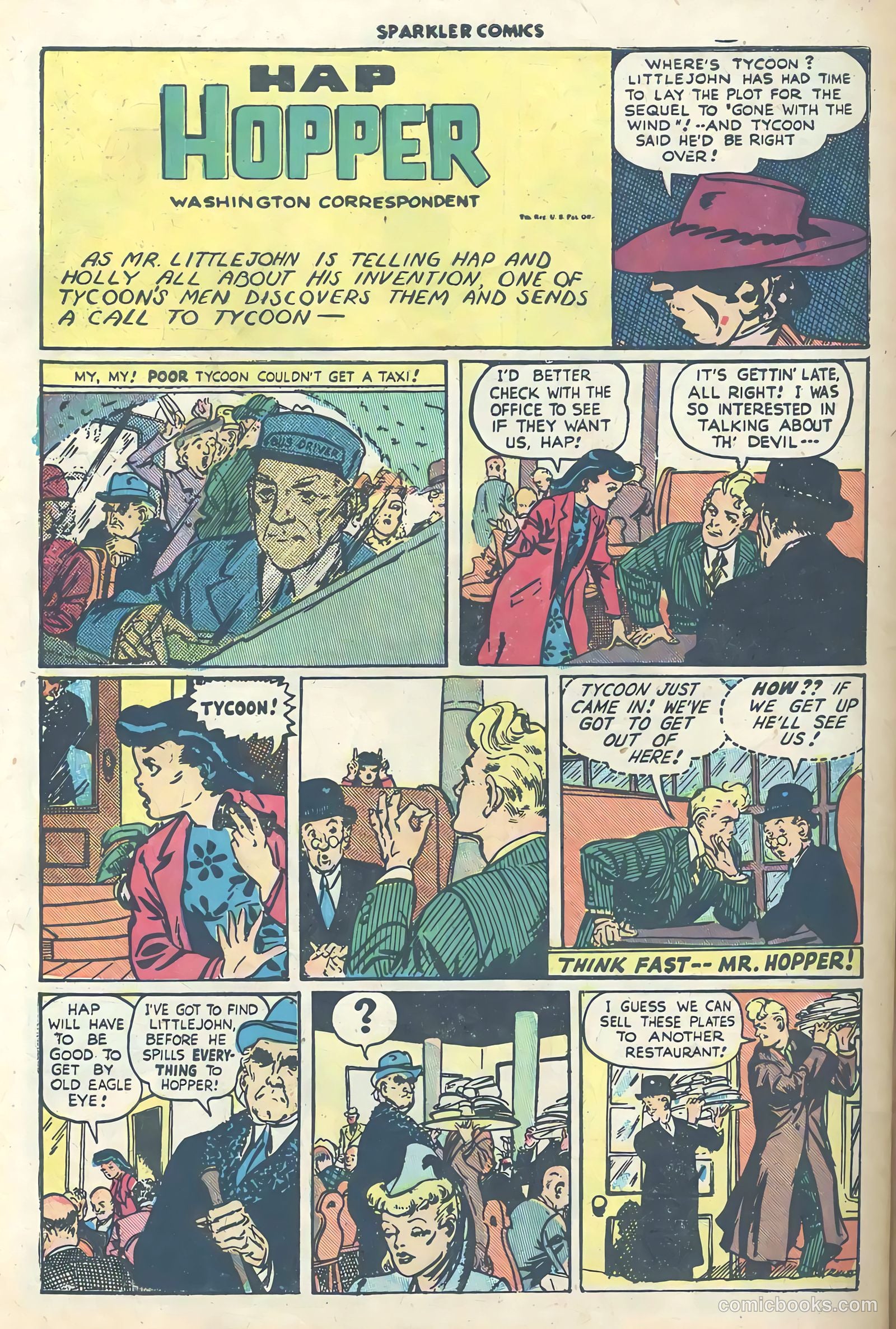 Sparkler Comics #45 (1948) — page 21 of 27