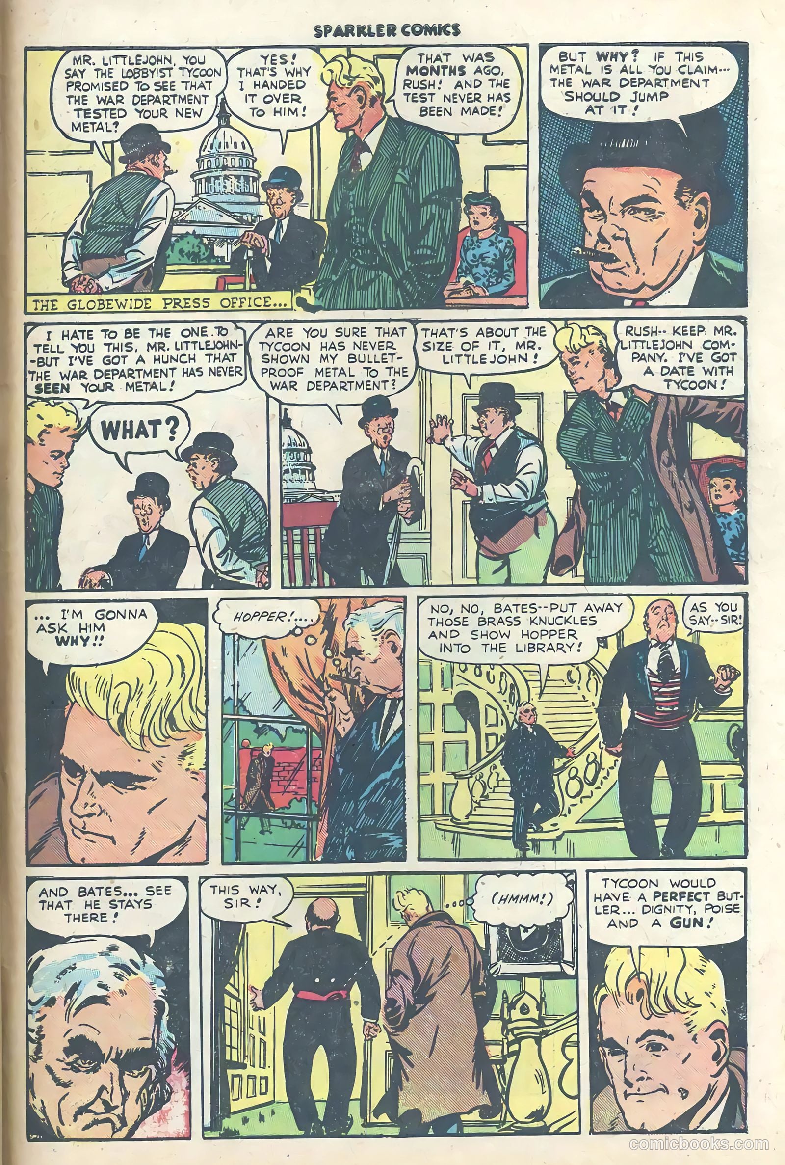 Sparkler Comics #45 (1948) — page 22 of 27
