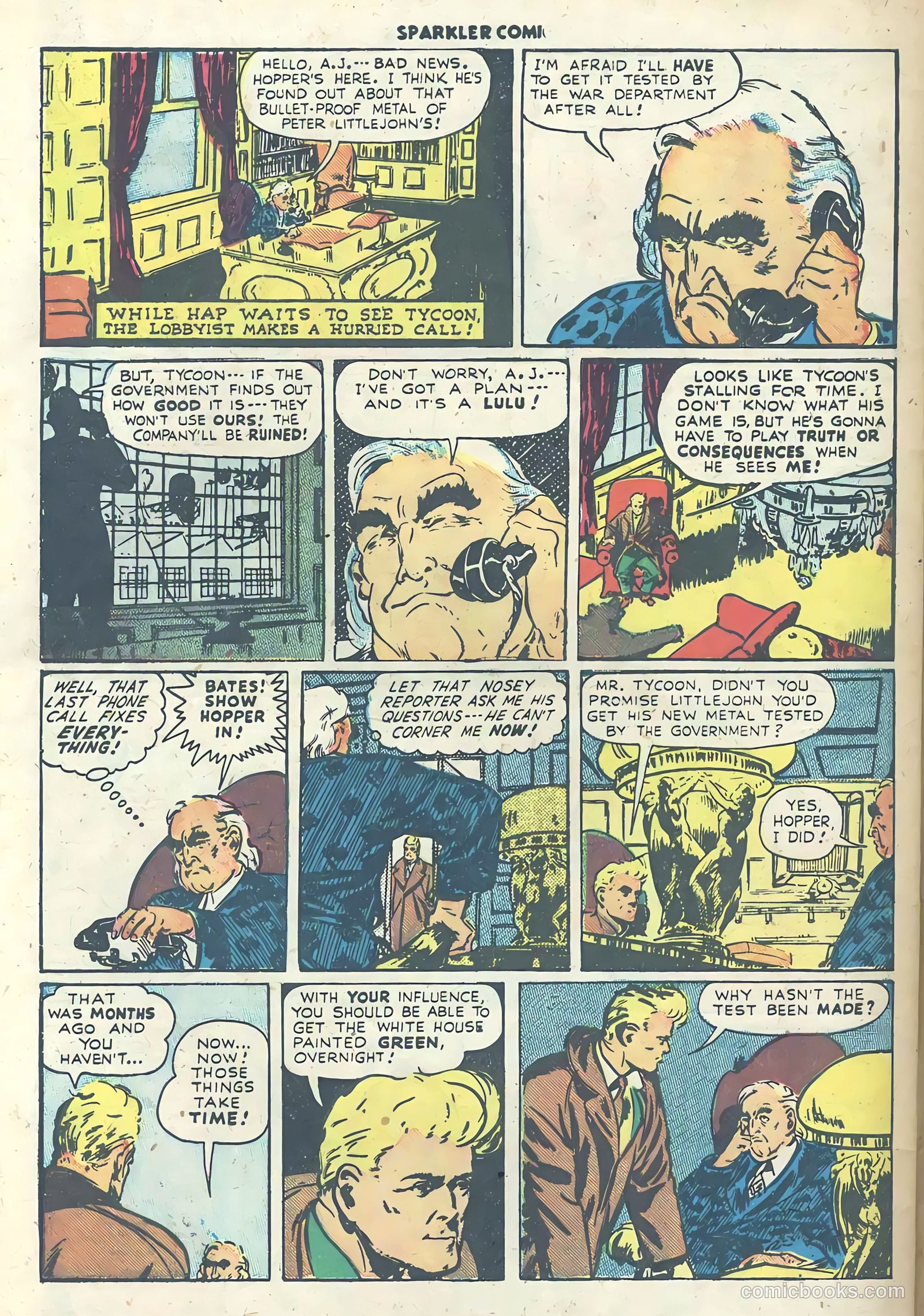Sparkler Comics #45 (1948) — page 23 of 27