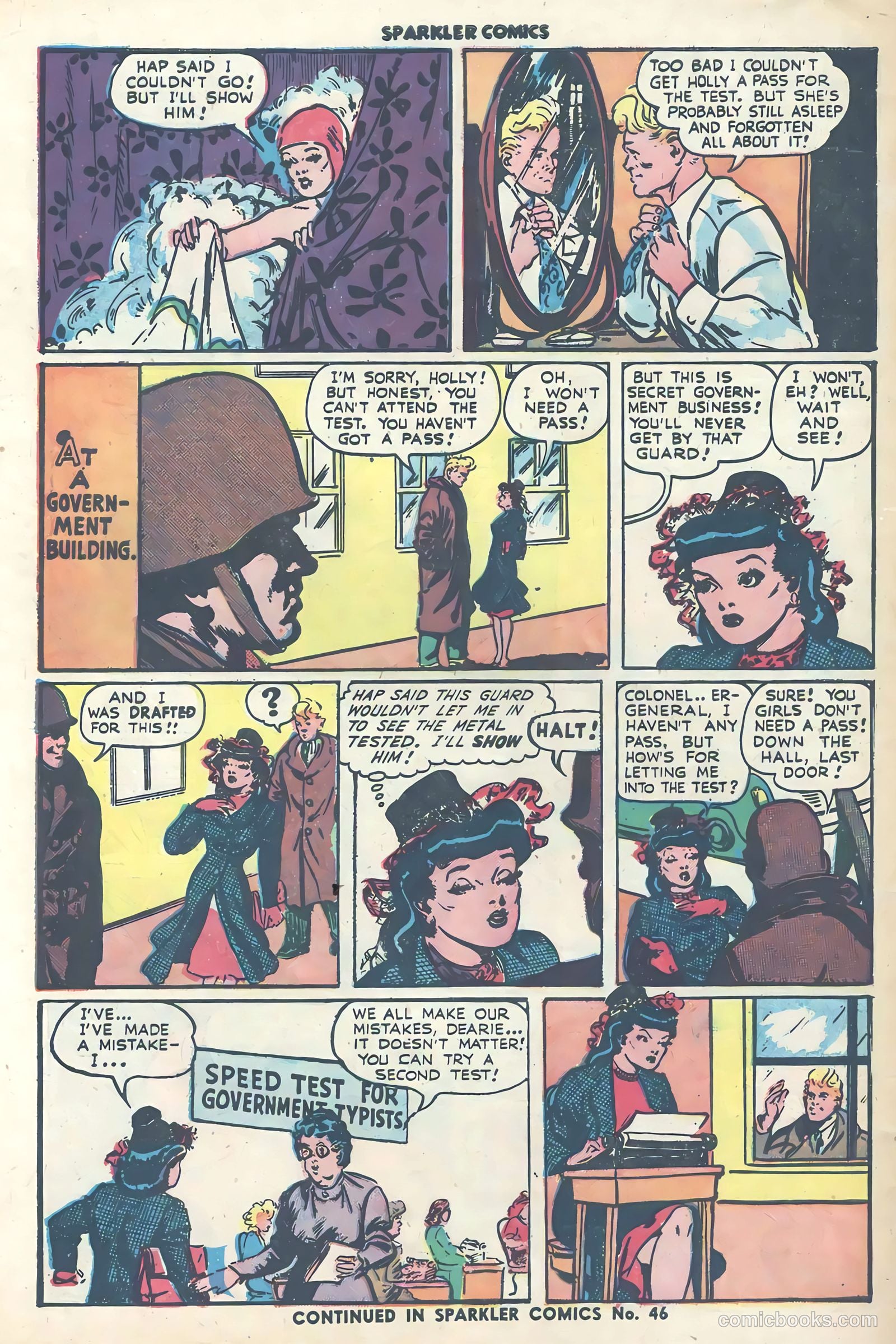 Sparkler Comics #45 (1948) — page 25 of 27