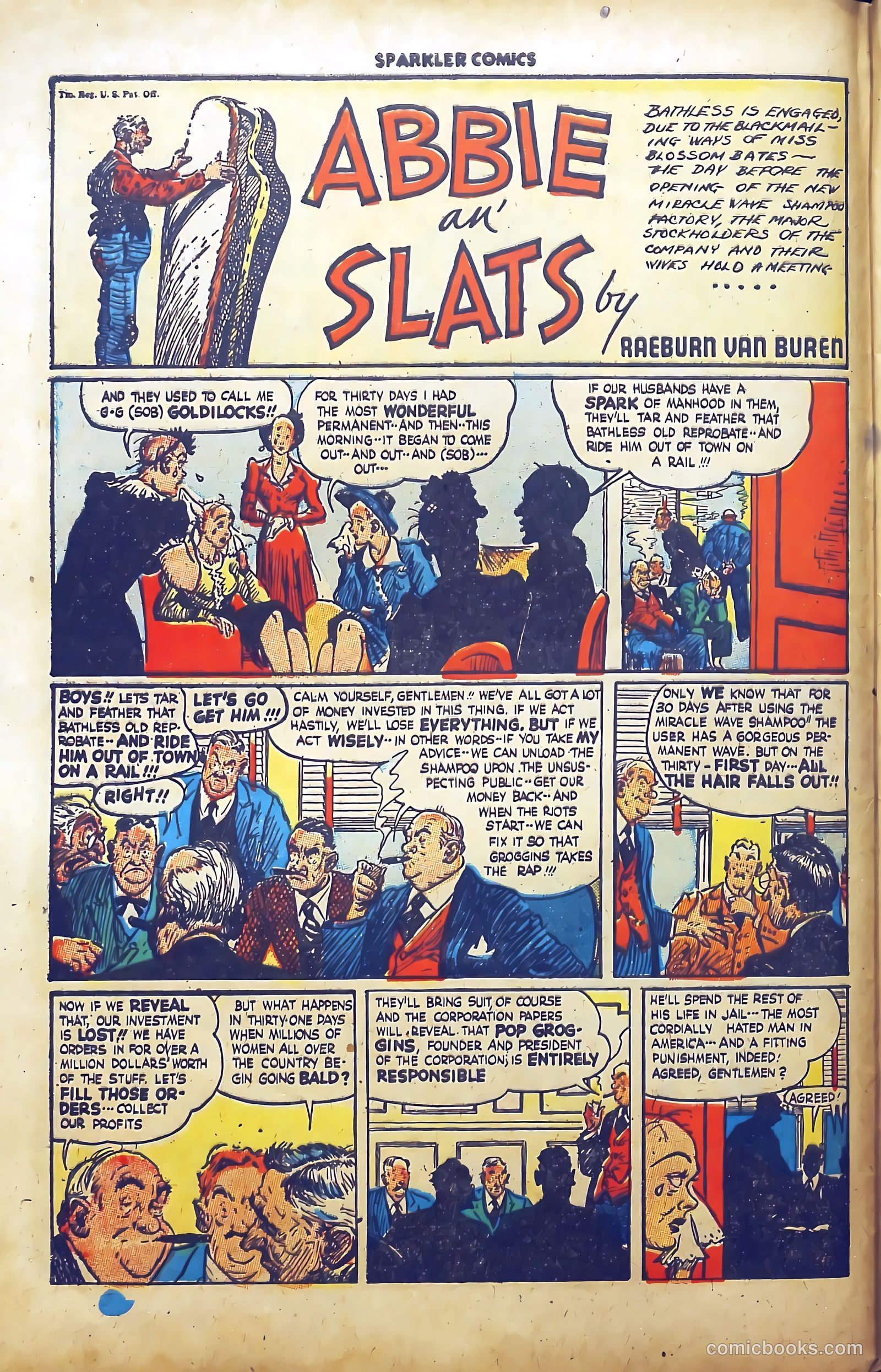 Sparkler Comics #54 (1948) — page 9 of 41