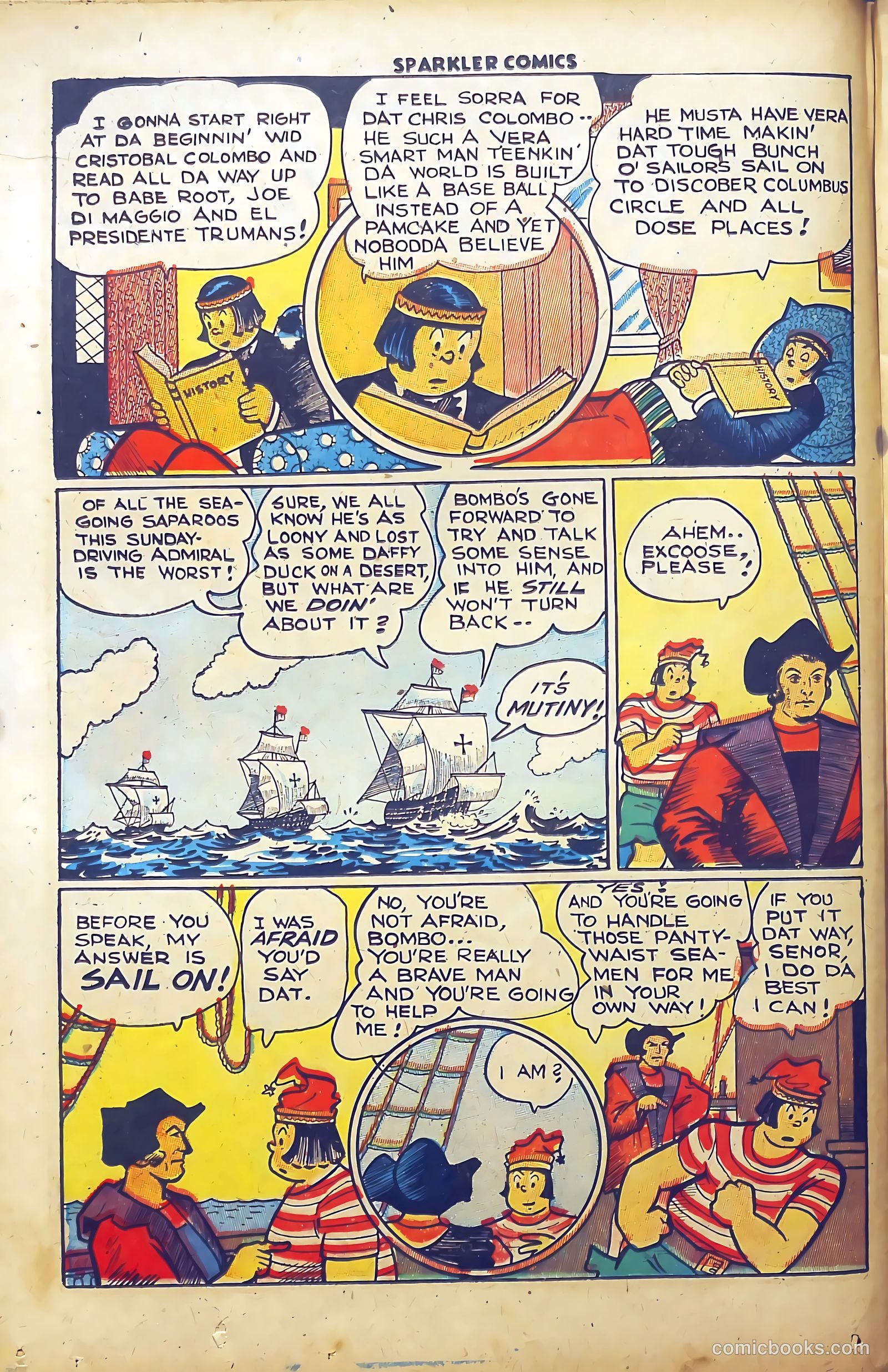 Sparkler Comics #54 (1948) — page 17 of 41
