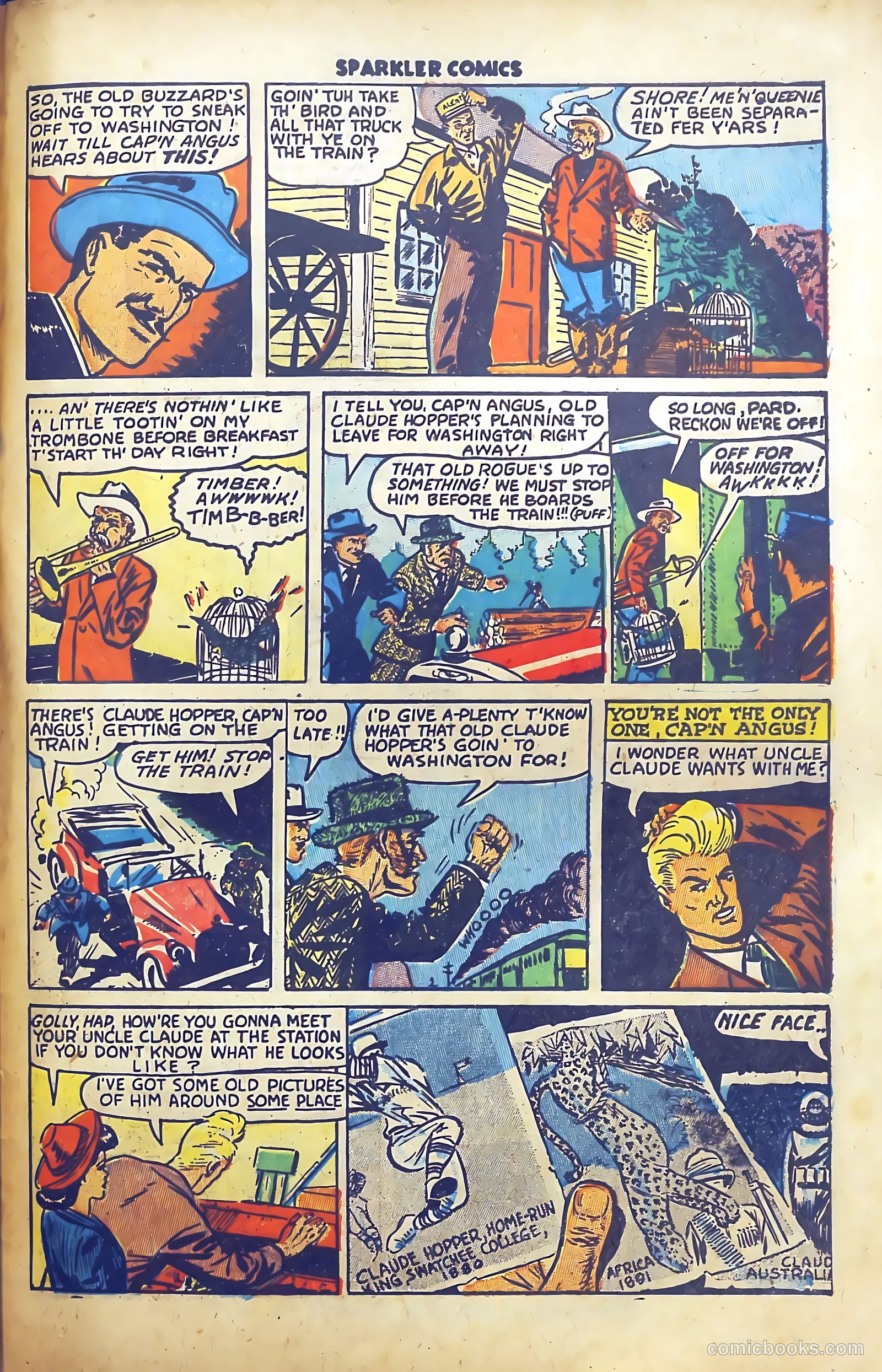 Sparkler Comics #54 (1948) — page 32 of 41