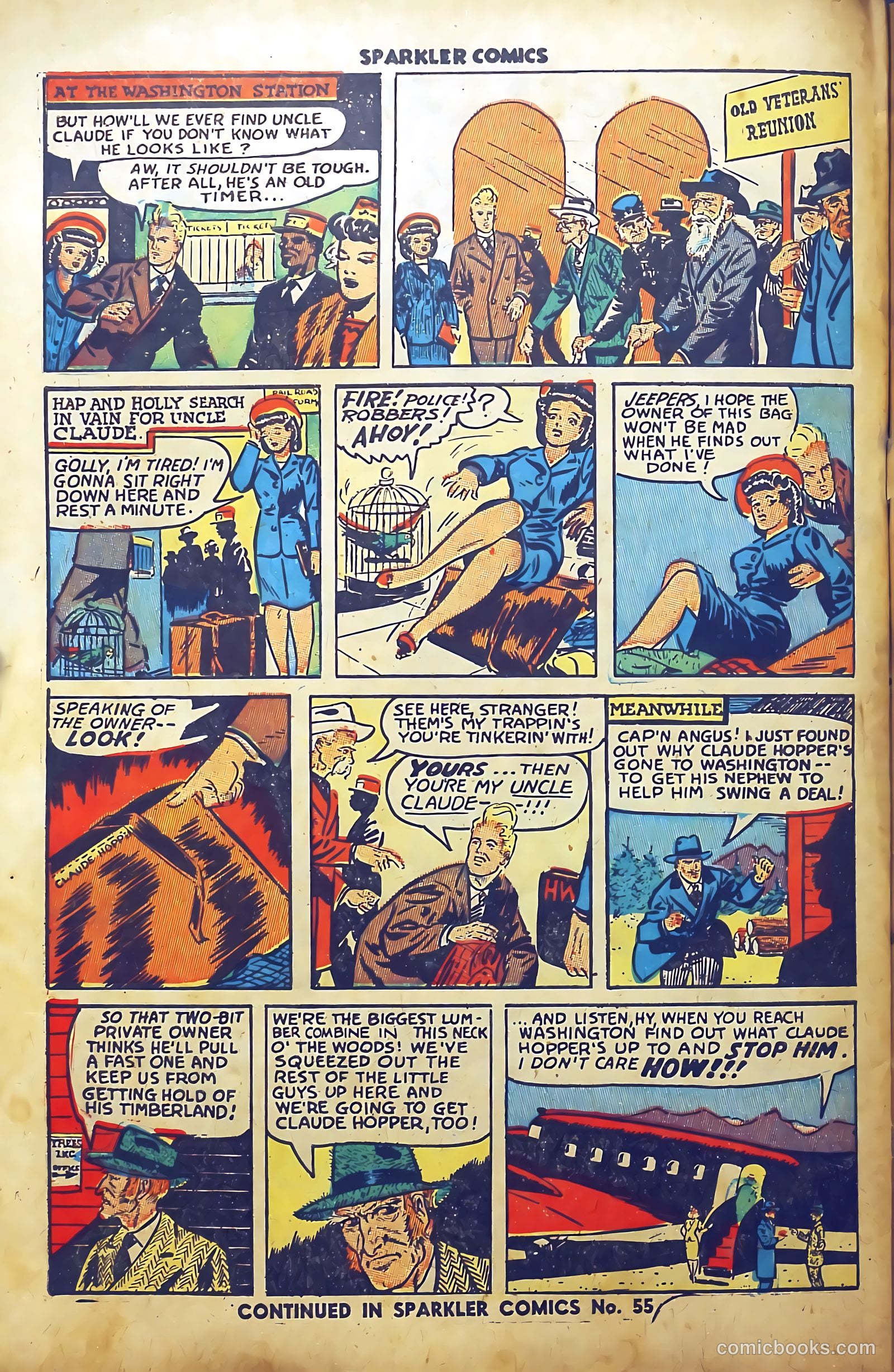 Sparkler Comics #54 (1948) — page 33 of 41