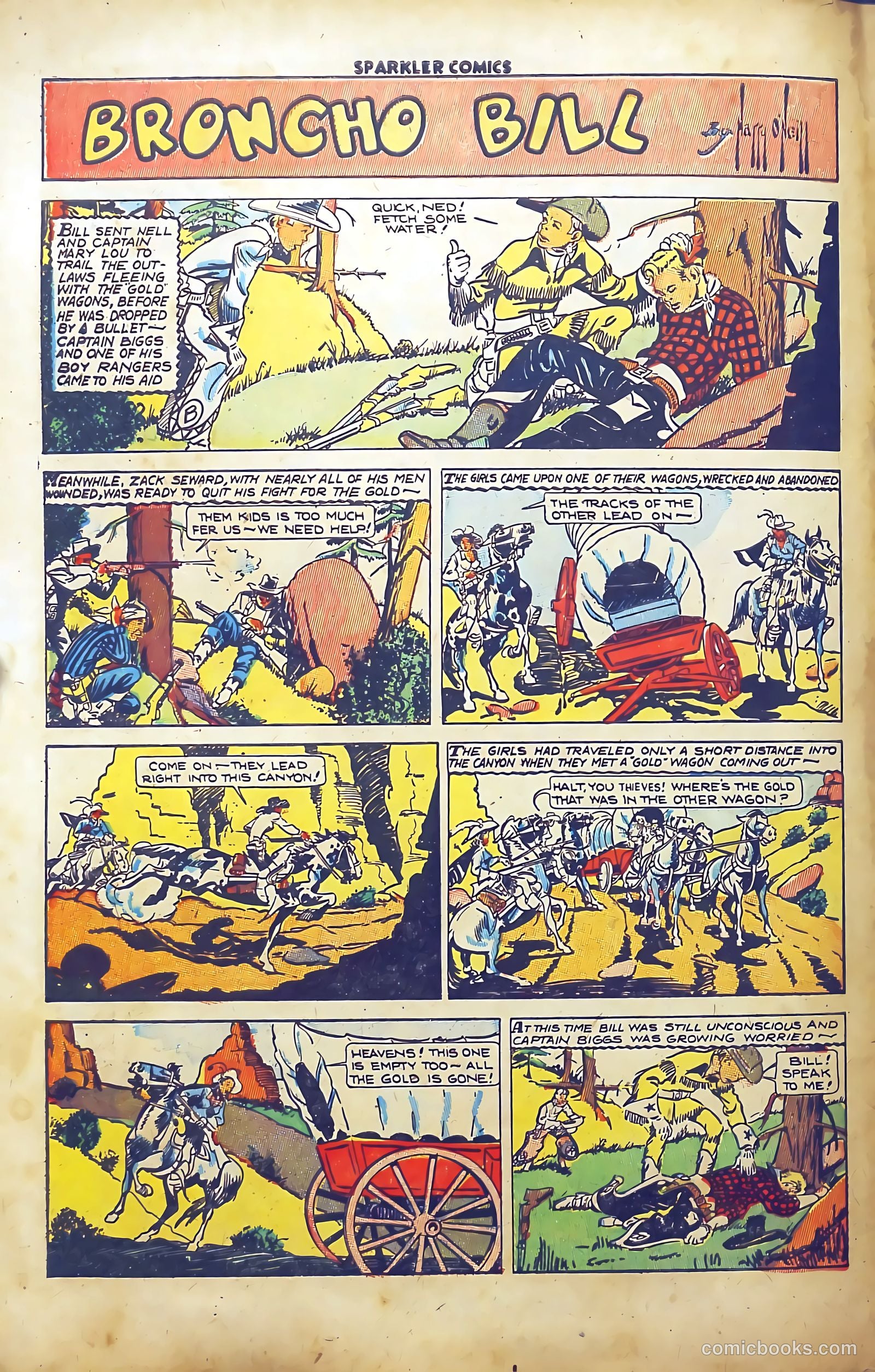 Sparkler Comics #54 (1948) — page 35 of 41