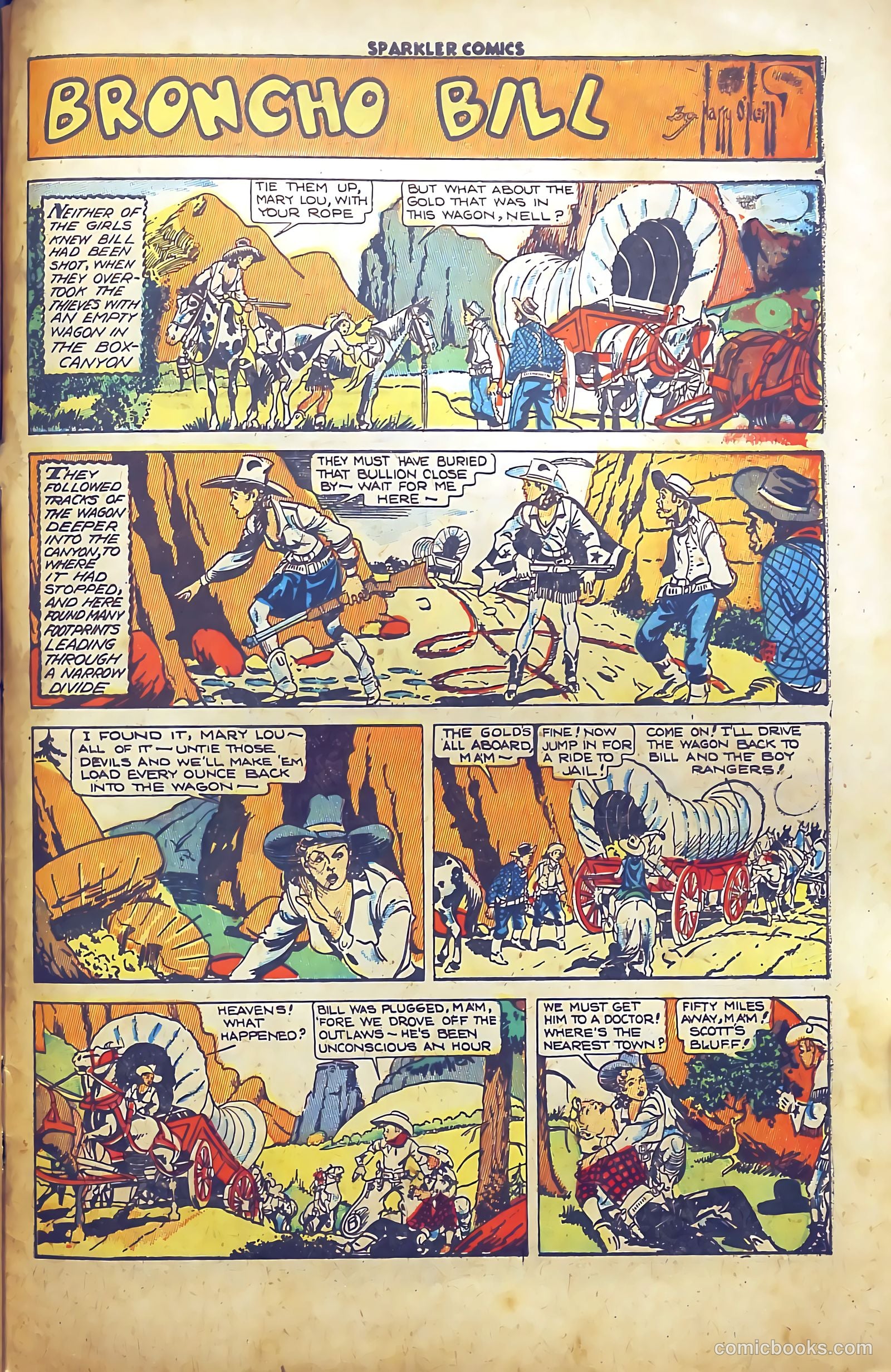 Sparkler Comics #54 (1948) — page 36 of 41