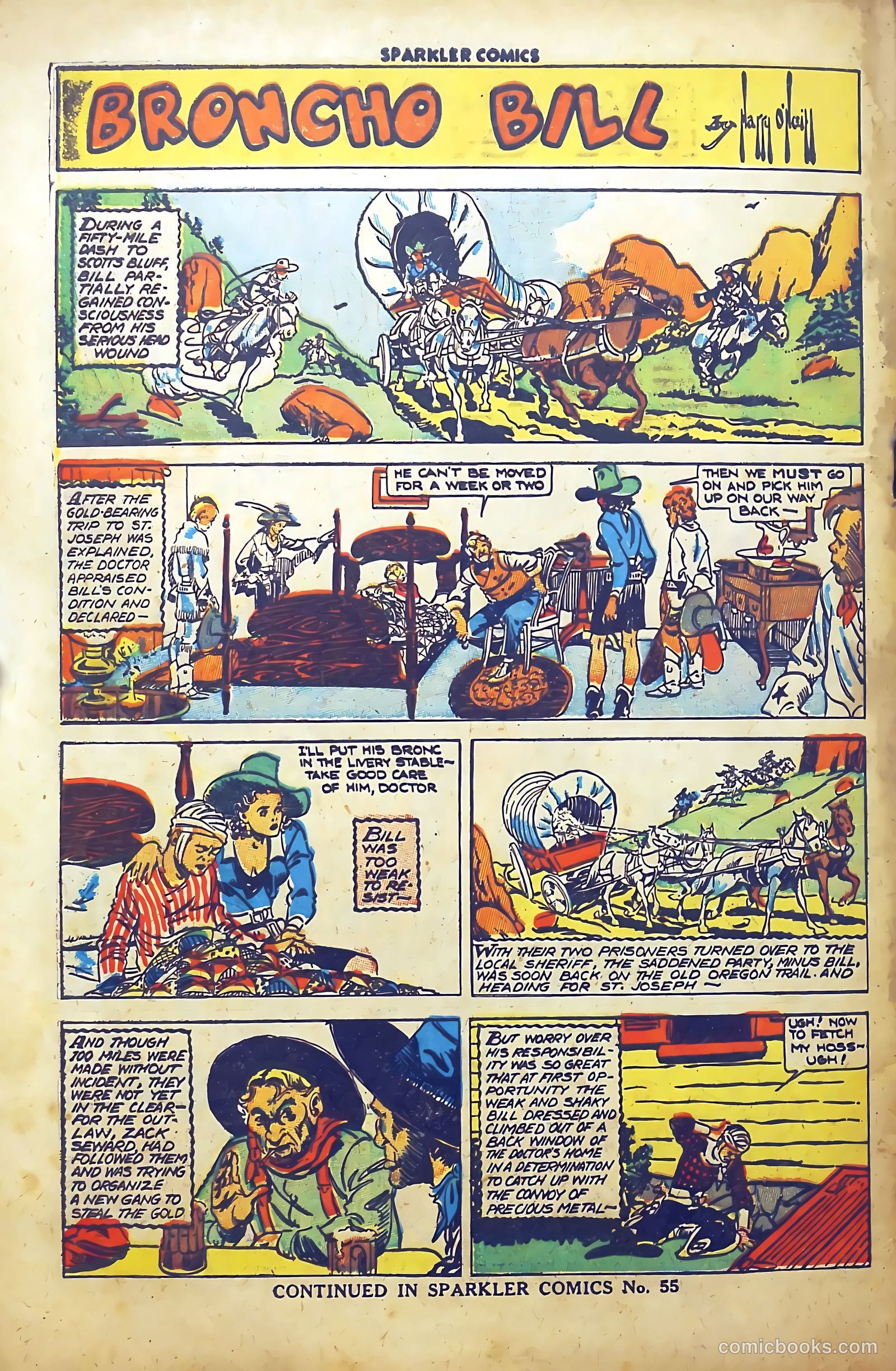 Sparkler Comics #54 (1948) — page 37 of 41