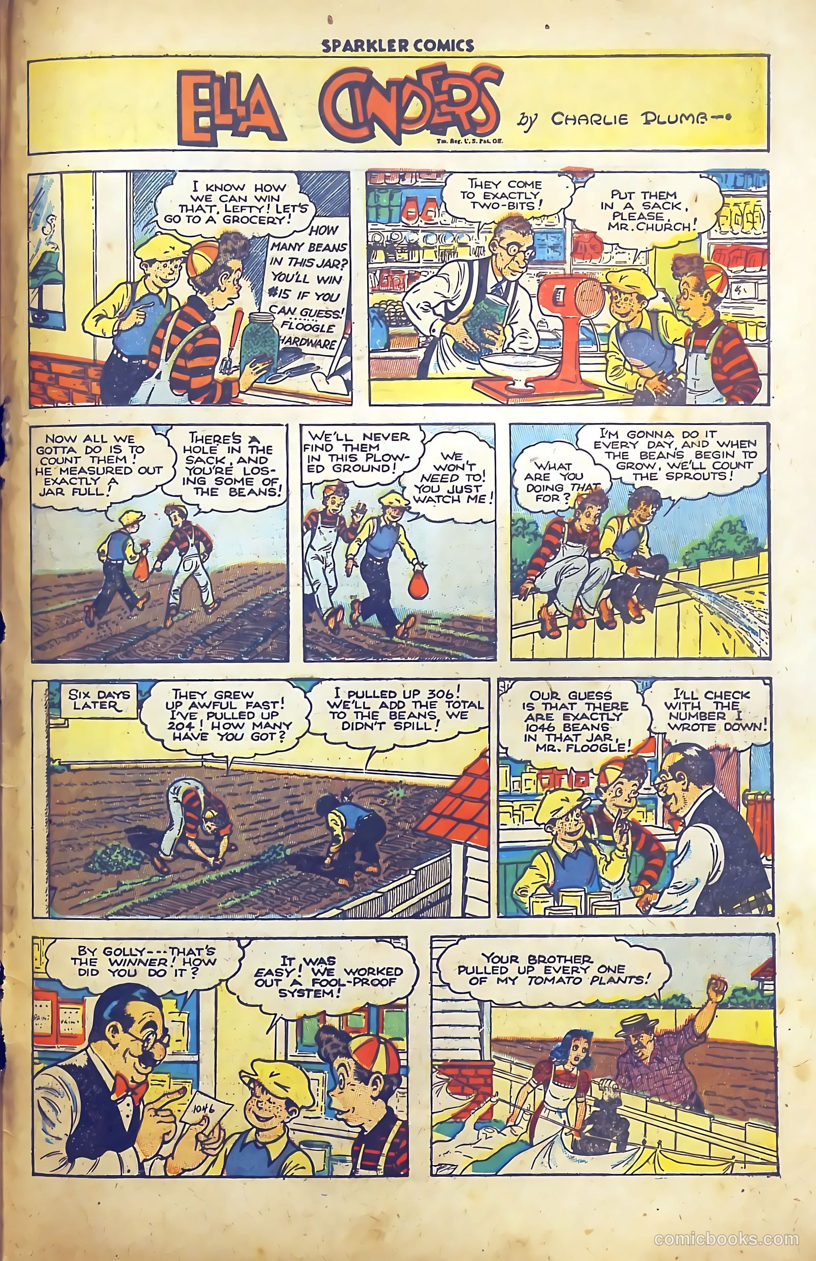 Sparkler Comics #54 (1948) — page 38 of 41