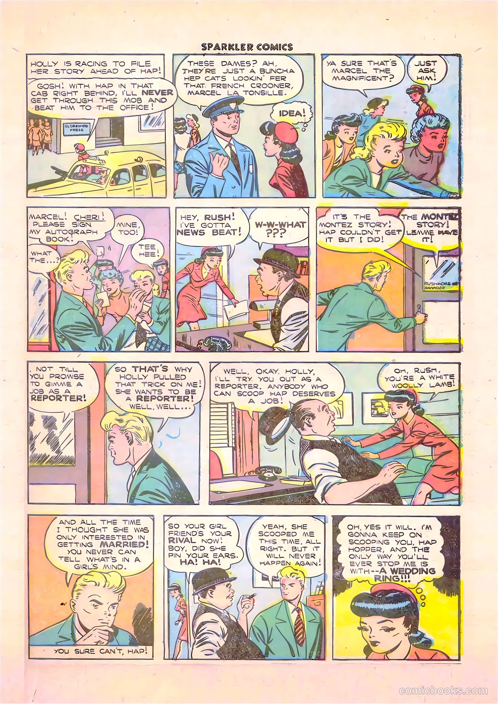 Sparkler Comics #76 (1948) — page 25 of 30