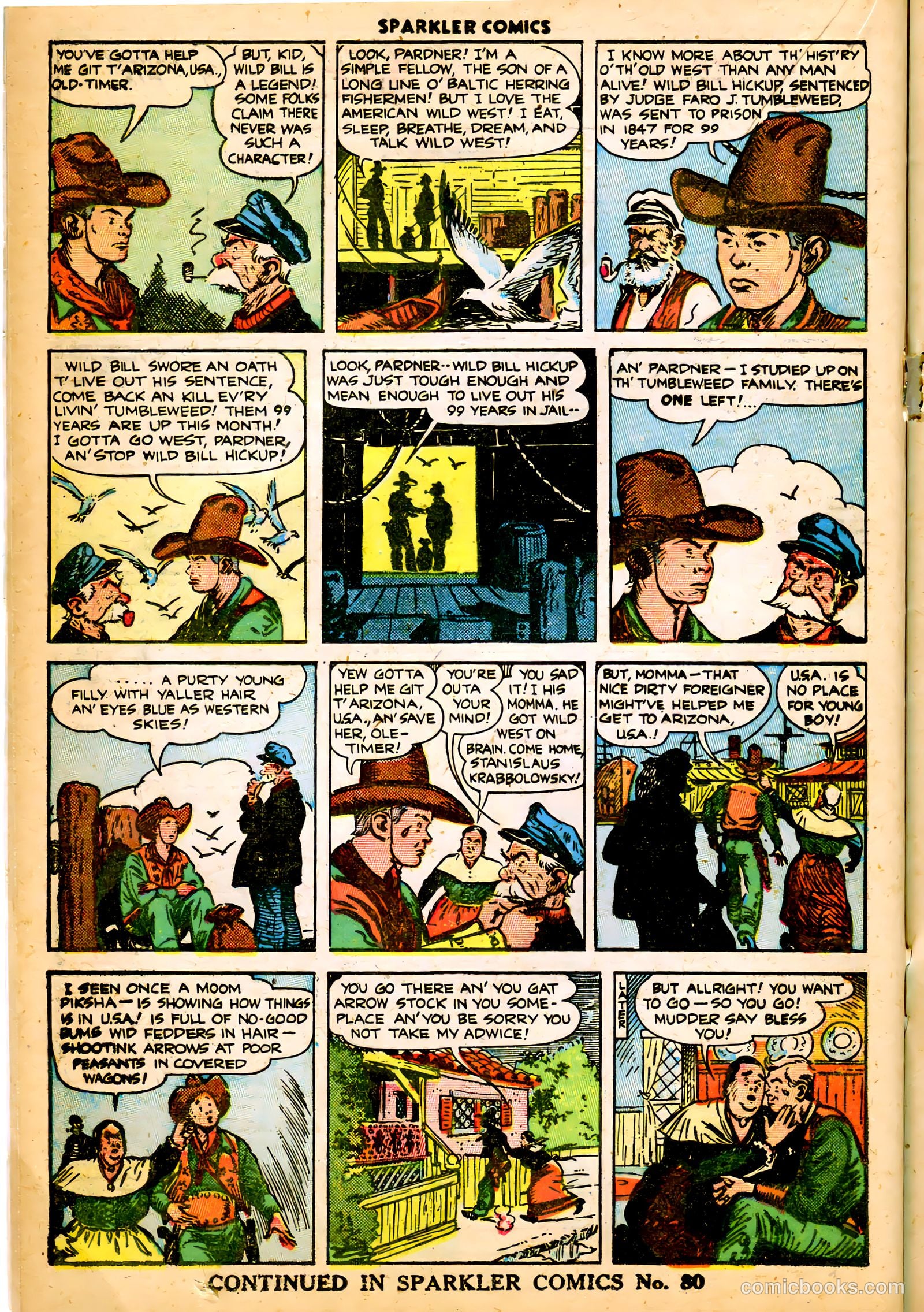 Sparkler Comics #79 (1948) — page 10 of 33