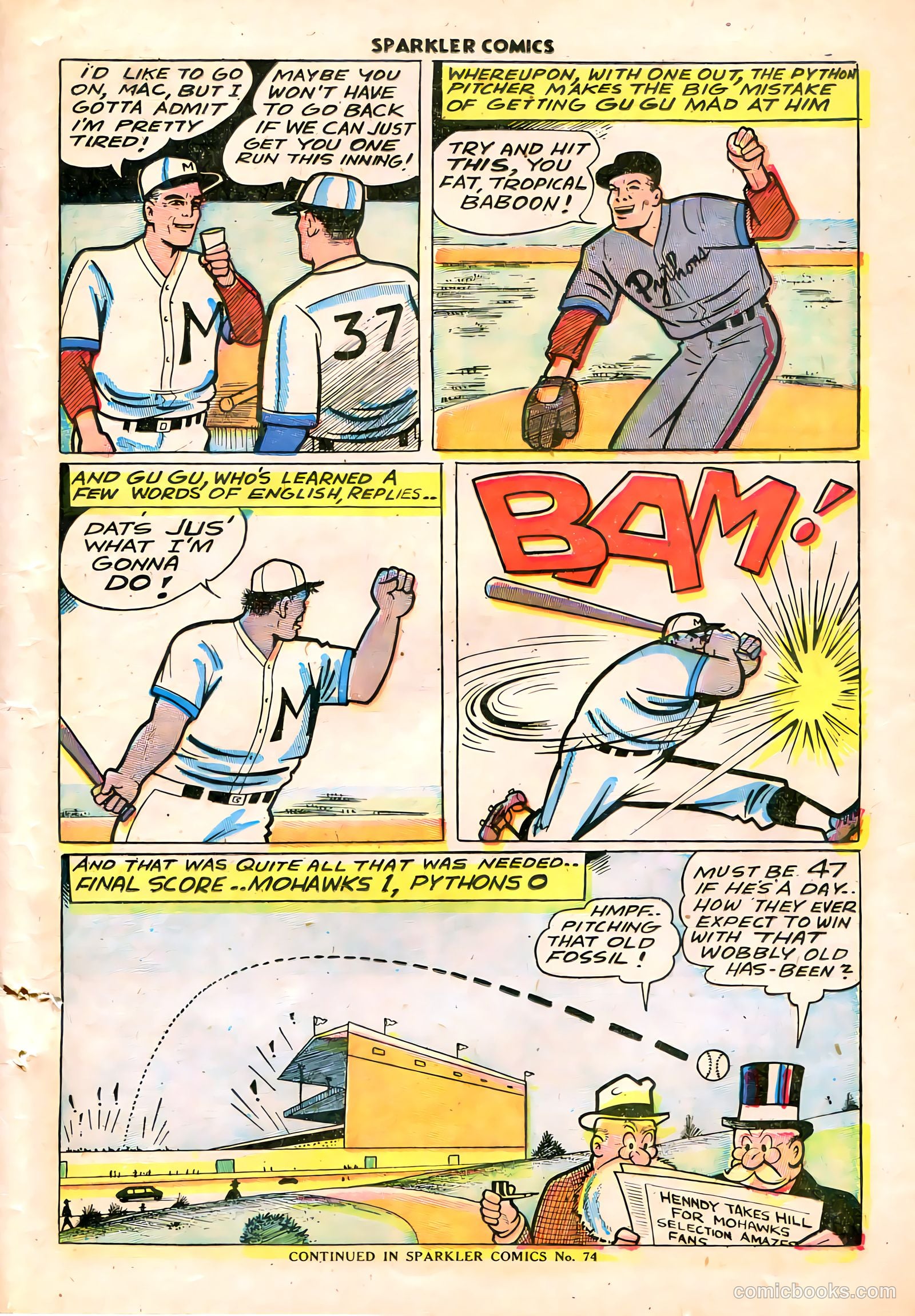 Sparkler Comics #73 (1948) — page 16 of 31