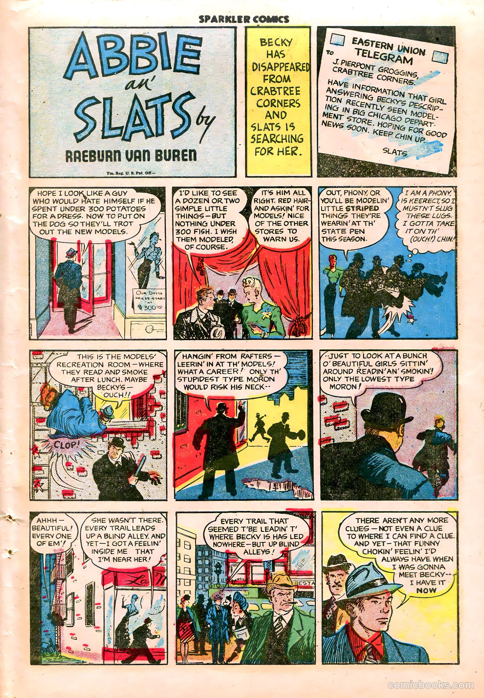Sparkler Comics #73 (1948) — page 18 of 31