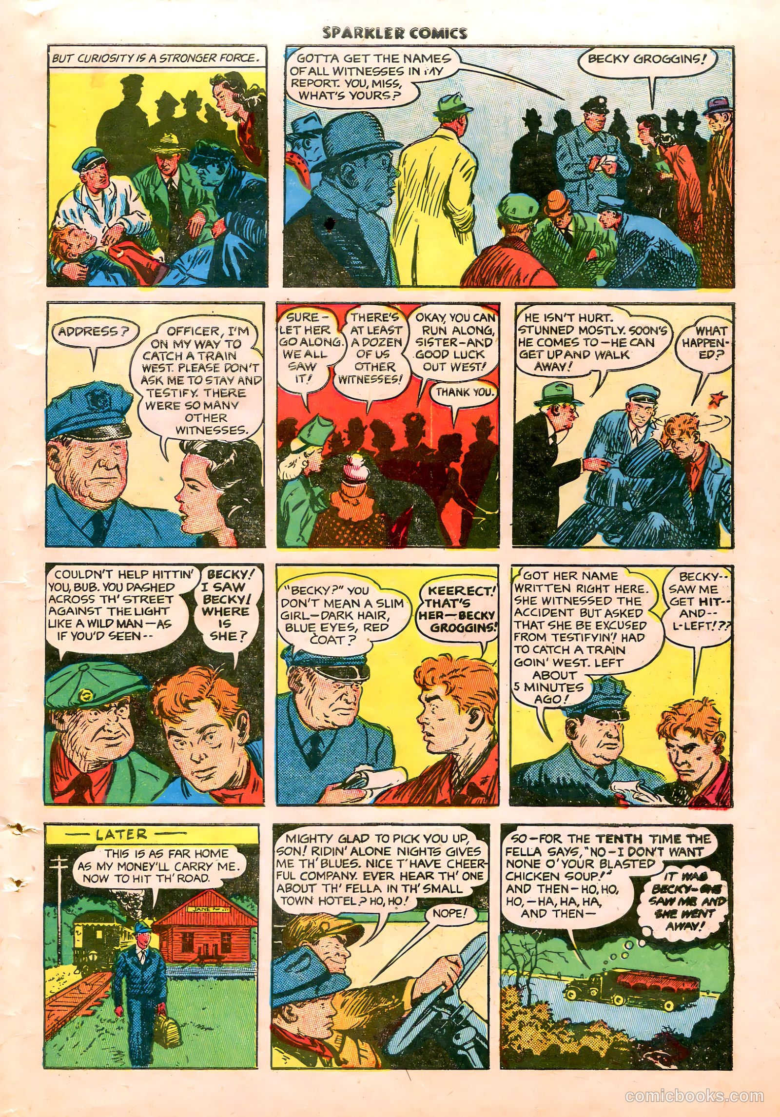 Sparkler Comics #73 (1948) — page 20 of 31