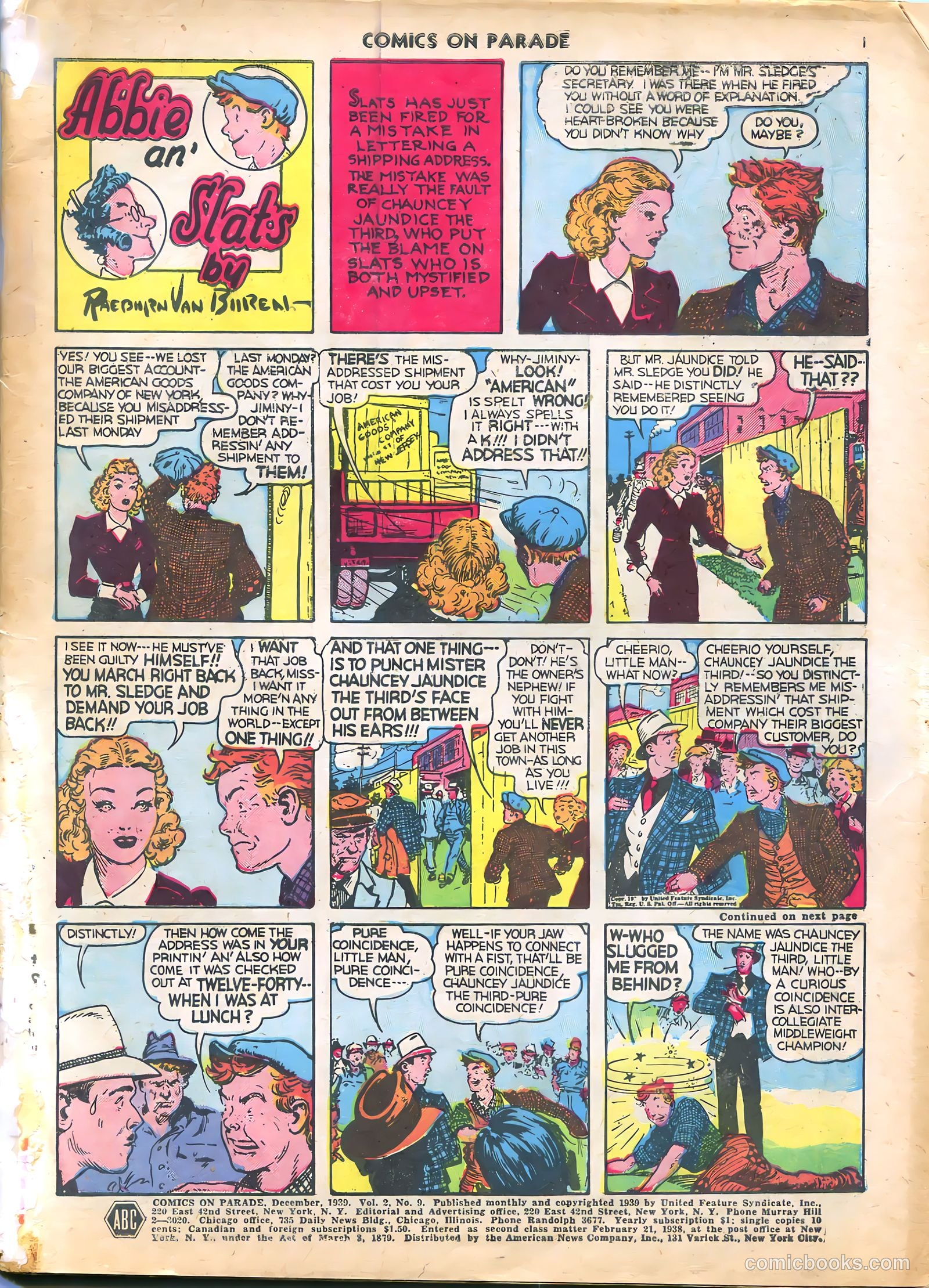 Comics on Parade #21 (1941) — page 3 of 55