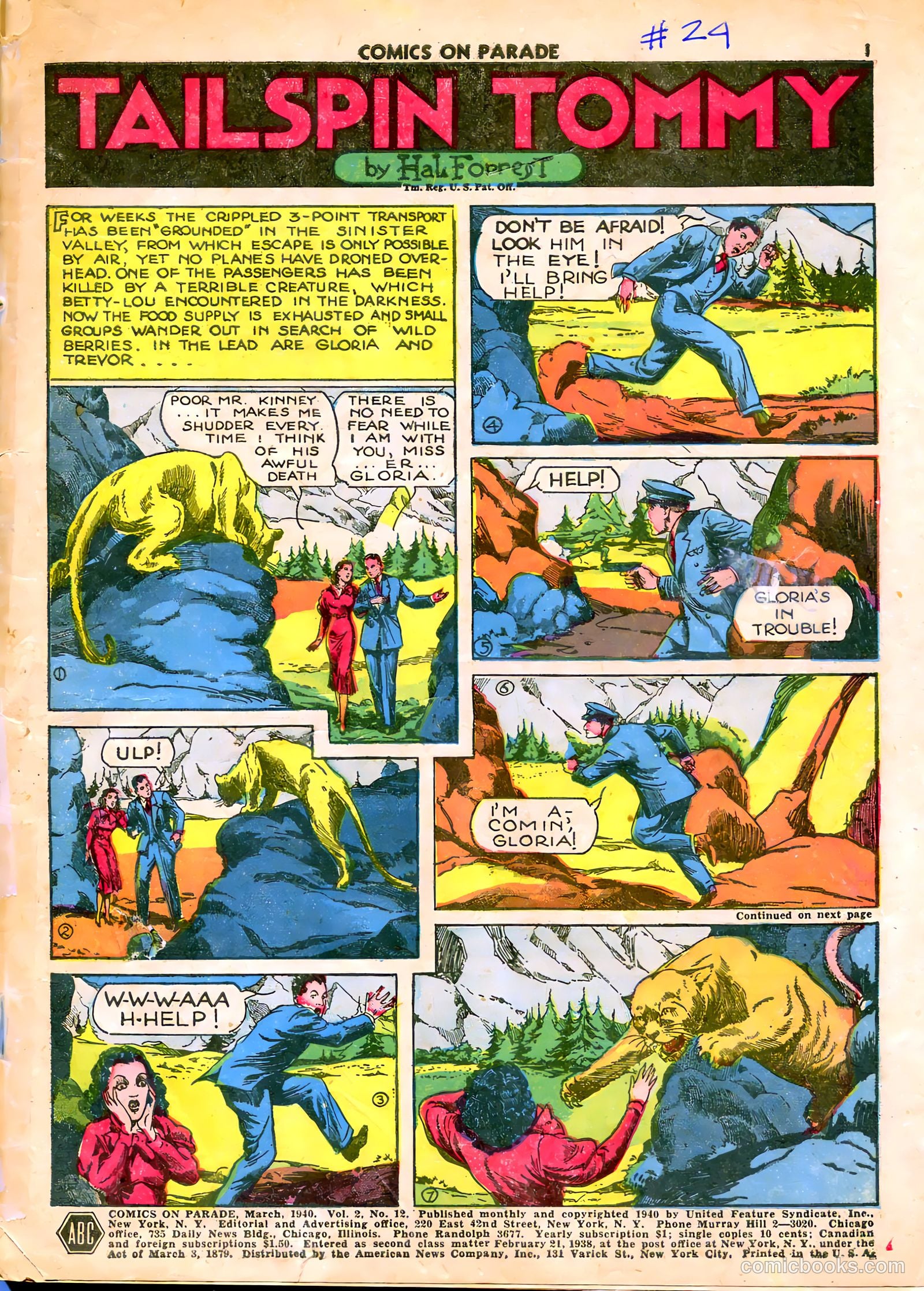 Comics on Parade #24 (1941) — page 3 of 54