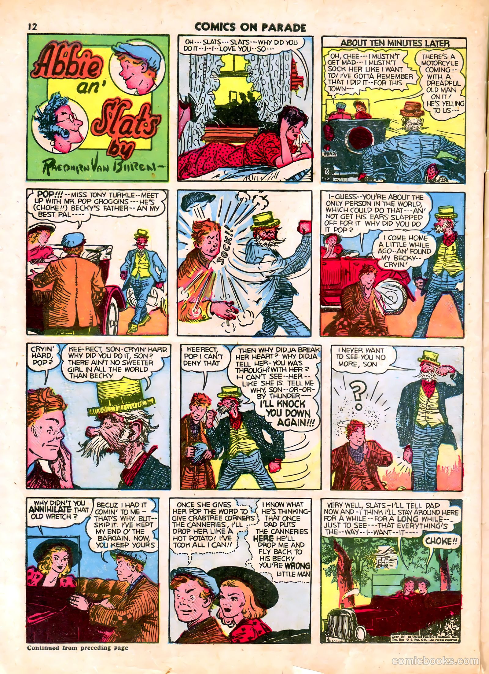 Comics on Parade #24 (1941) — page 14 of 54