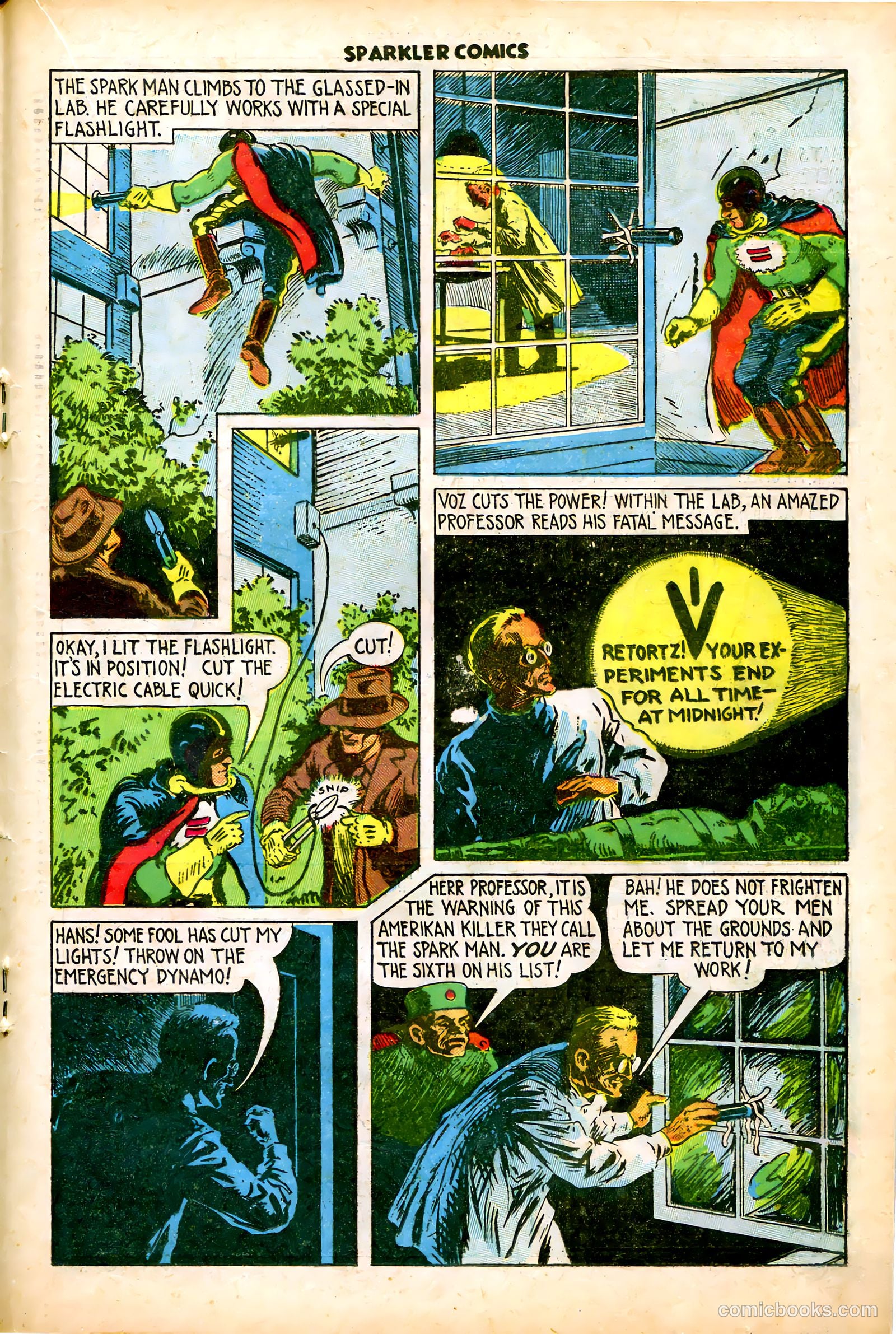 Sparkler Comics #35 (1948) — page 18 of 41