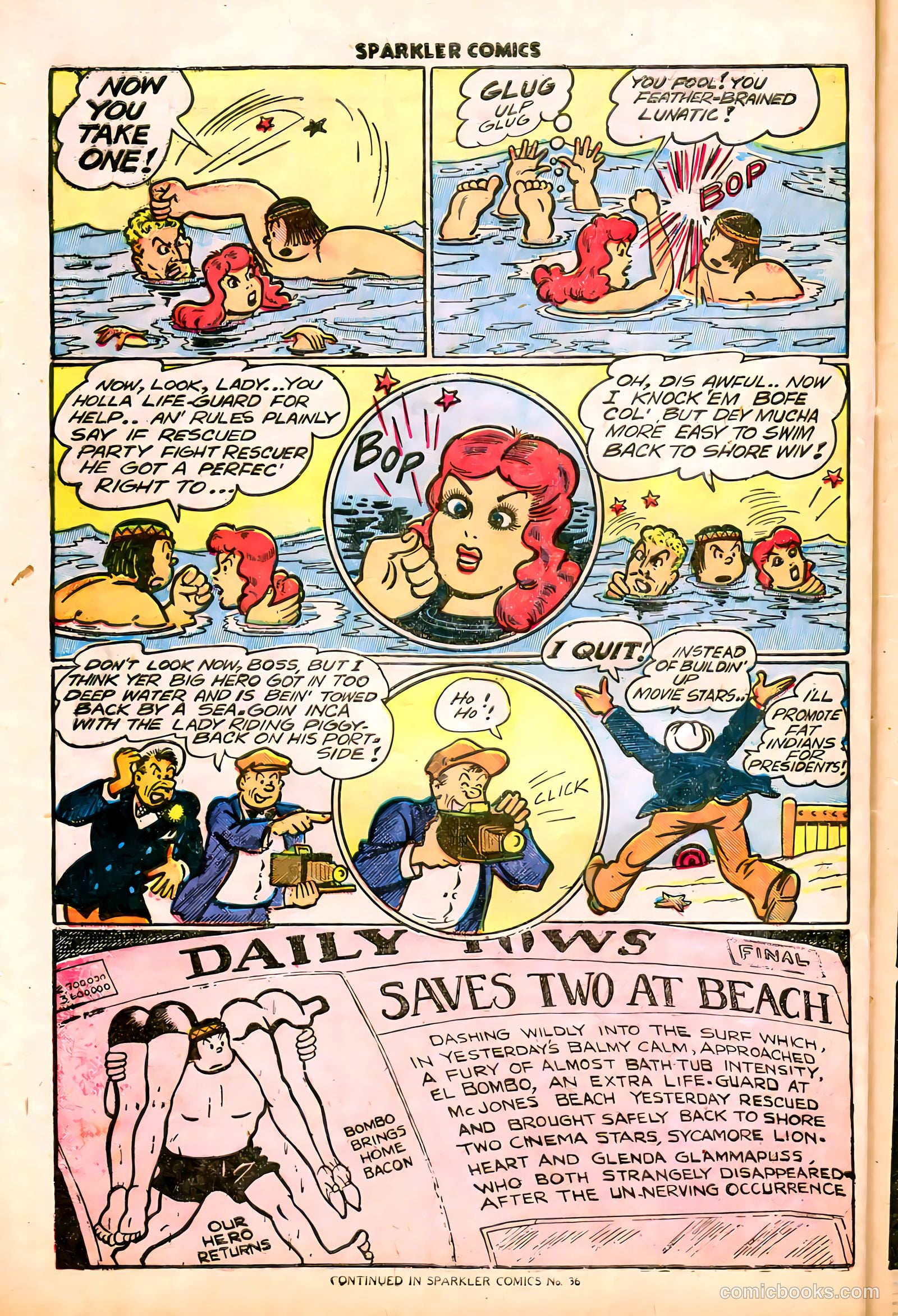 Sparkler Comics #35 (1948) — page 29 of 41