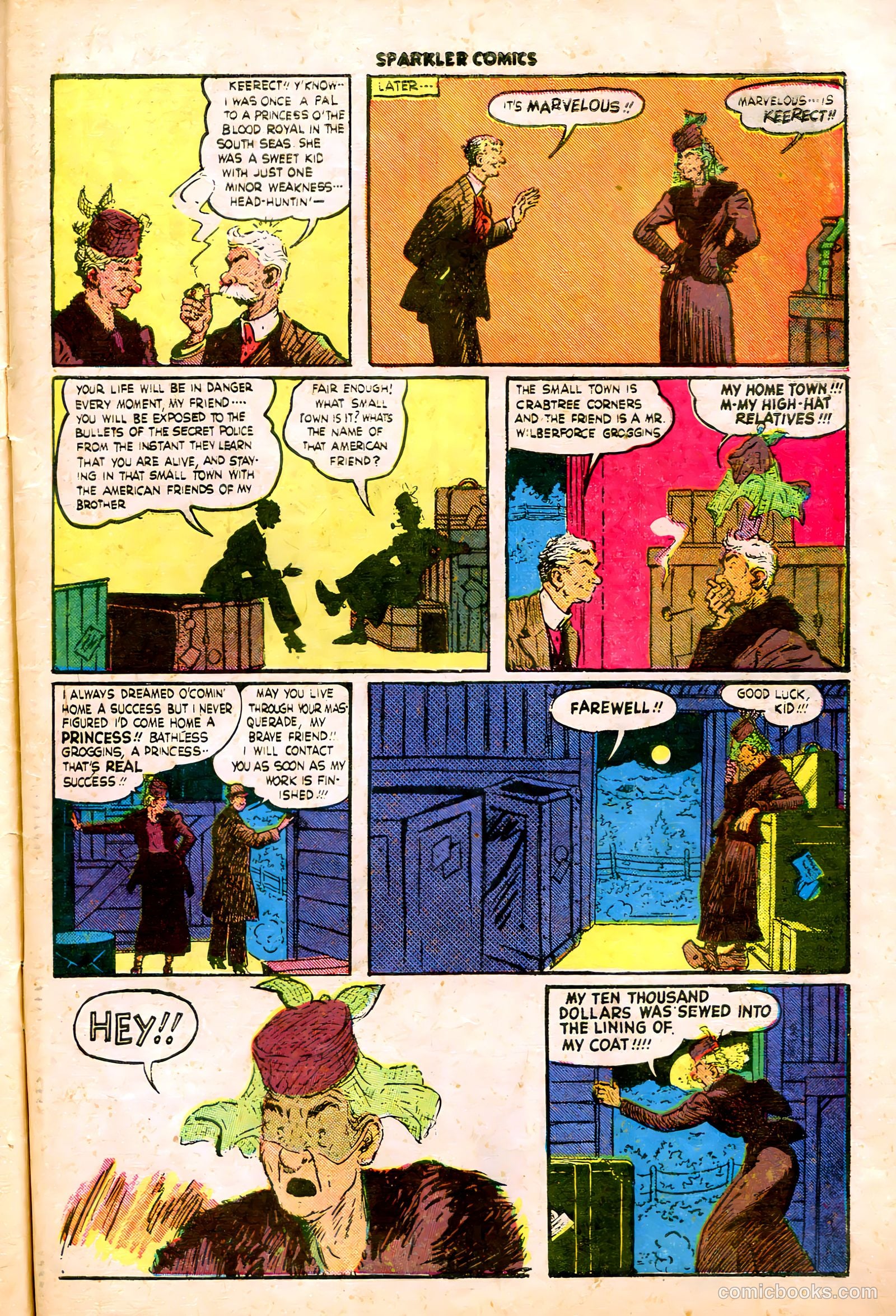 Sparkler Comics #35 (1948) — page 36 of 41