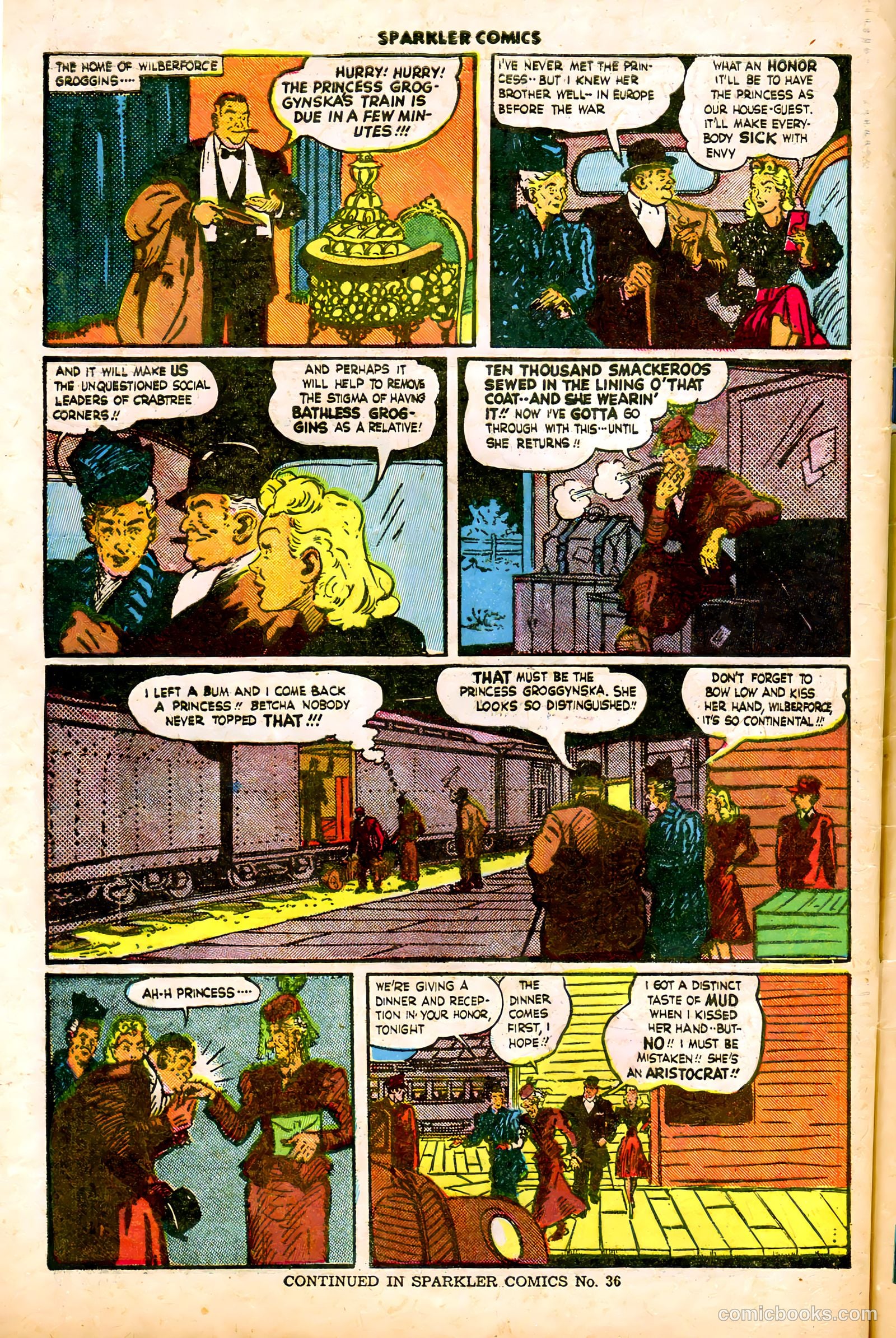Sparkler Comics #35 (1948) — page 37 of 41