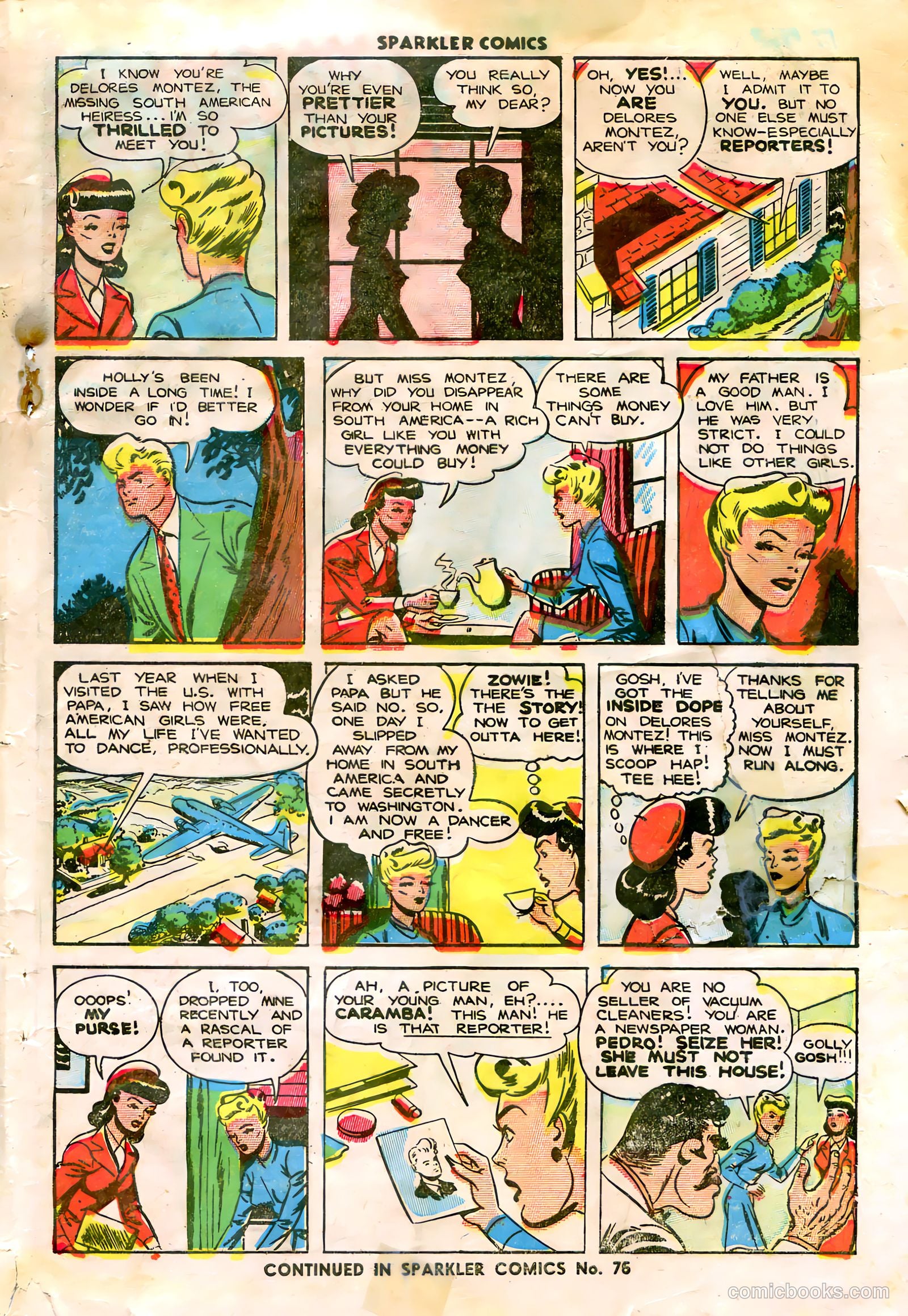 Sparkler Comics #75 (1948) — page 29 of 33
