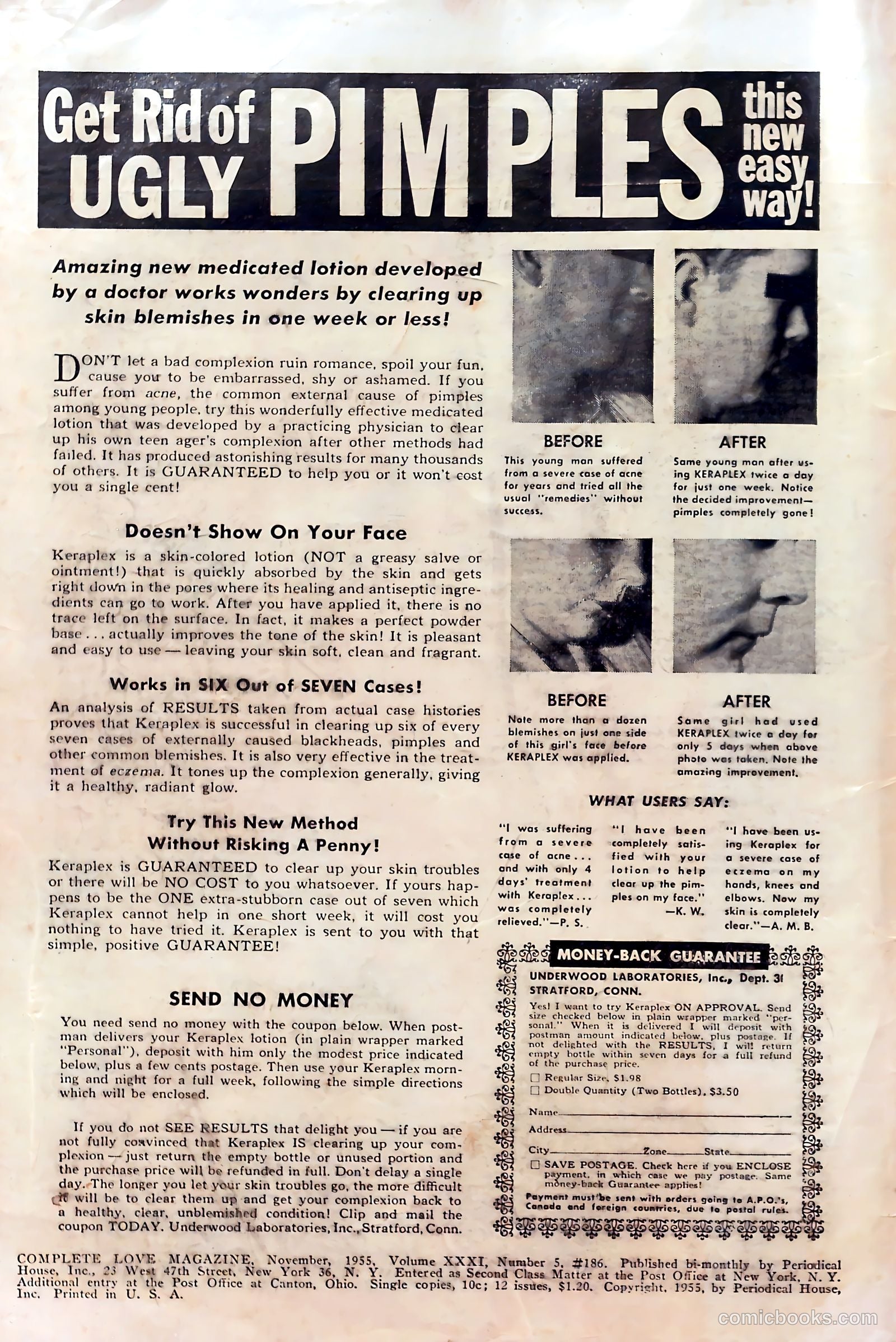 Complete Love Magazine #186 (1951) — page 2 of 36