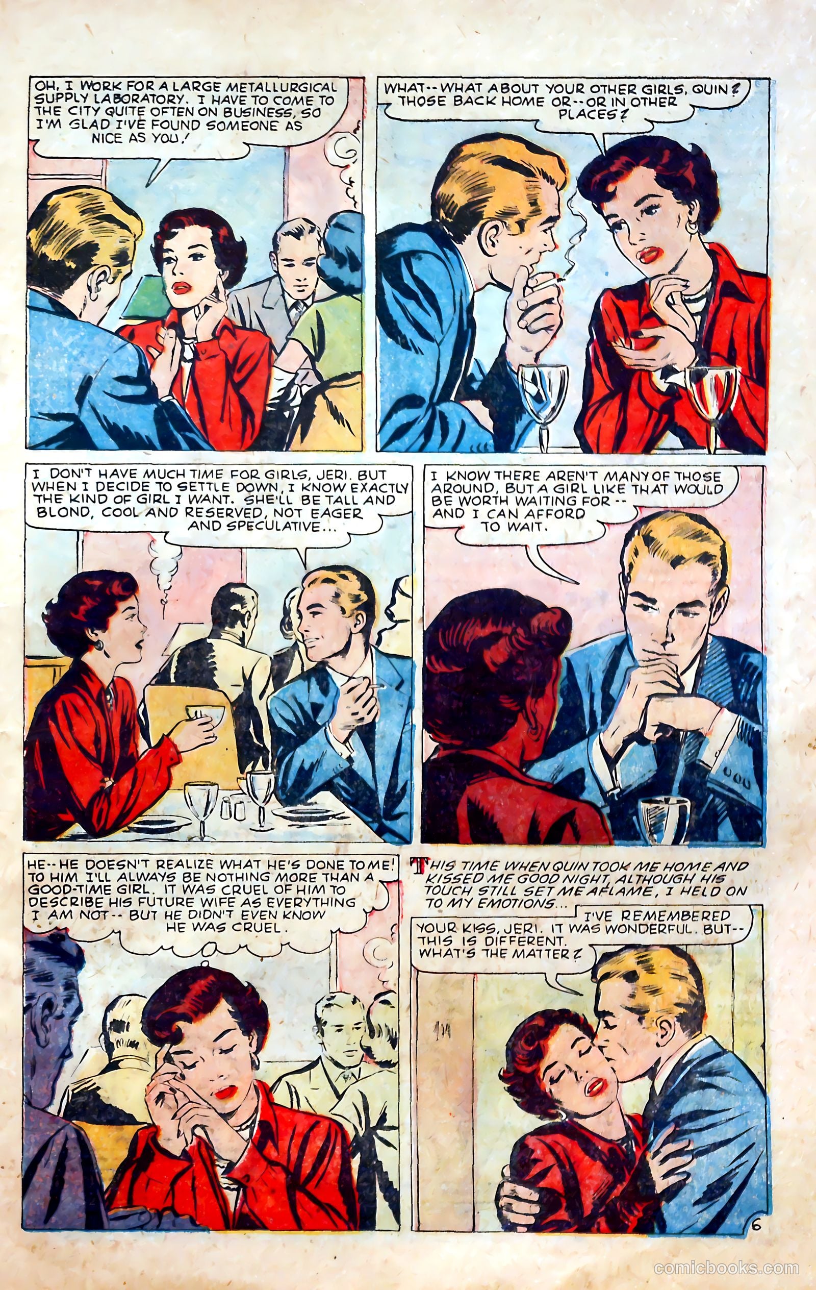 Complete Love Magazine #186 (1951) — page 15 of 36
