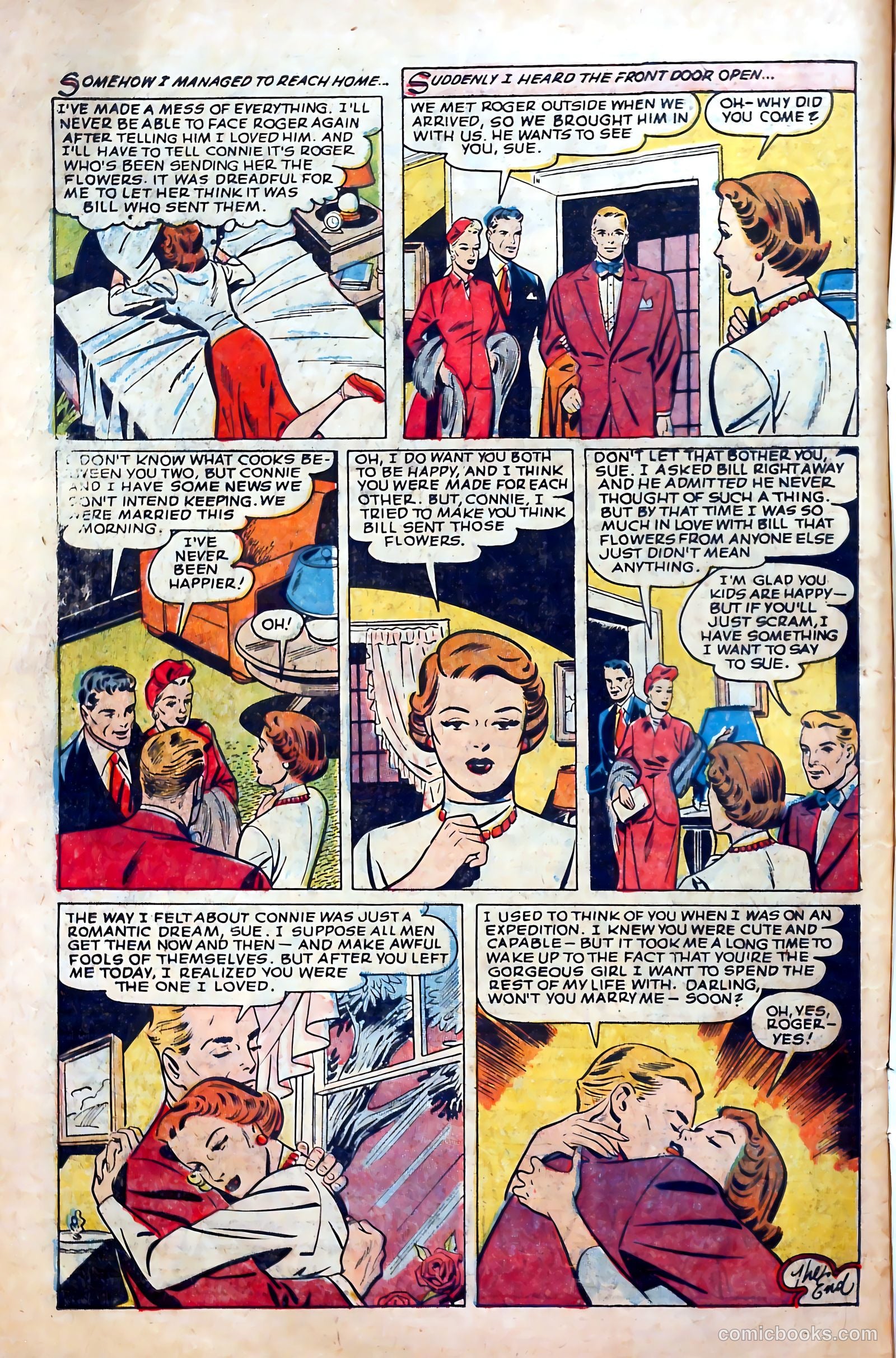 Complete Love Magazine #186 (1951) — page 34 of 36