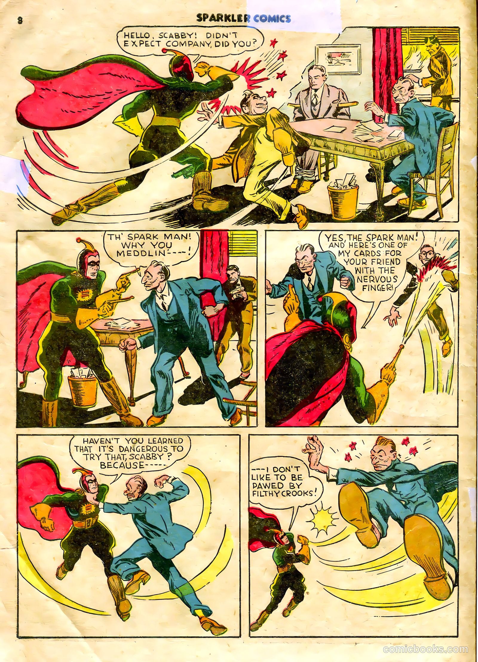 Sparkler Comics #4 (1948) — page 8 of 55