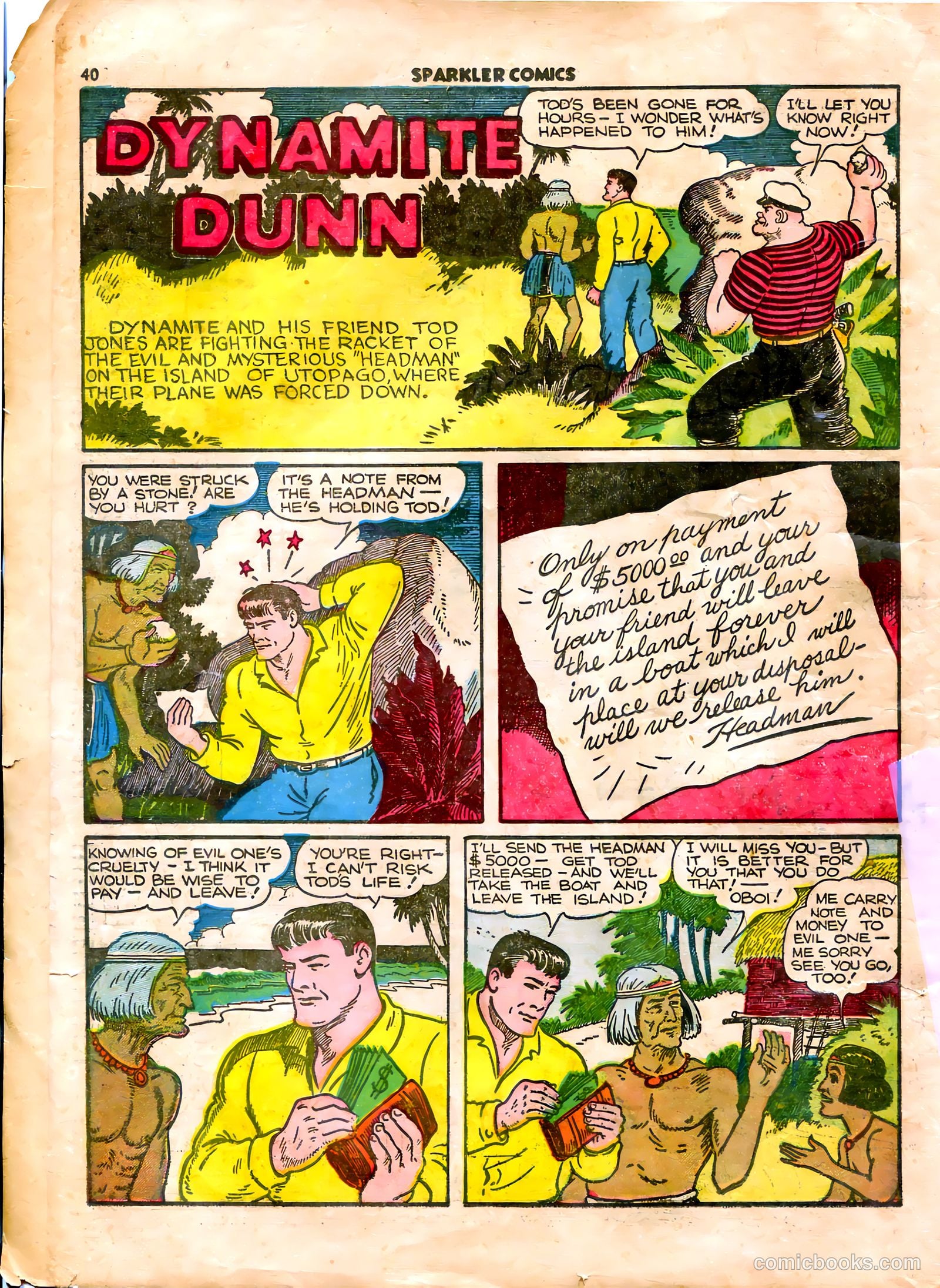 Sparkler Comics #4 (1948) — page 30 of 55