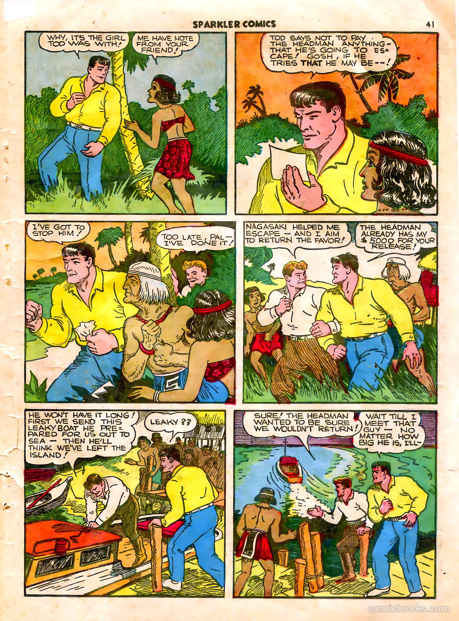 Sparkler Comics #4 (1948) — page 31 of 55