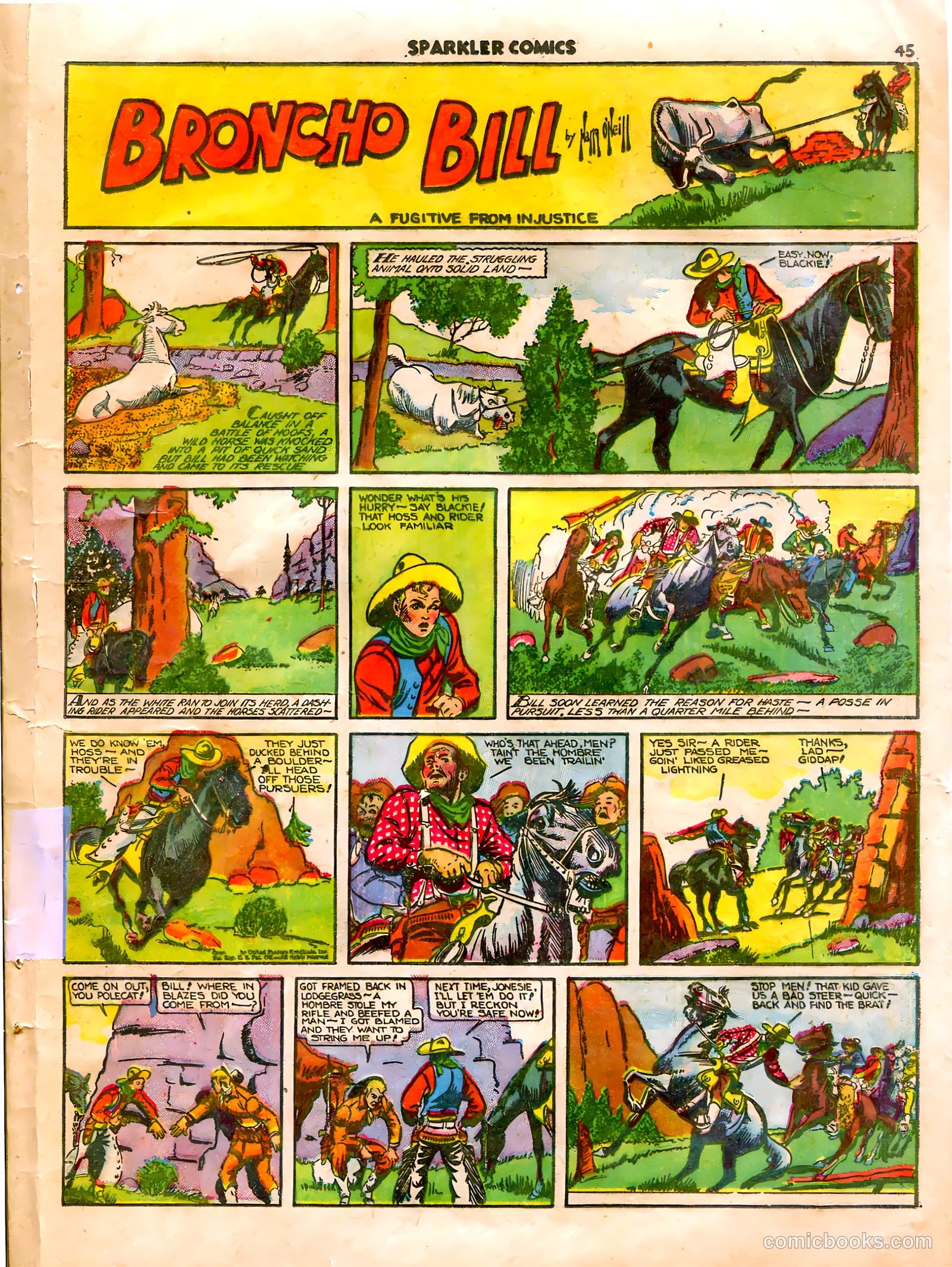 Sparkler Comics #4 (1948) — page 35 of 55