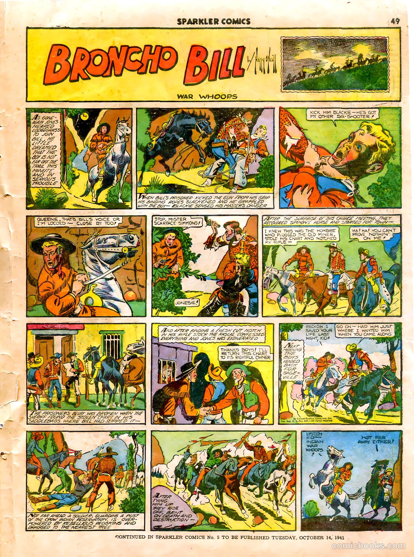Sparkler Comics #4 (1948) — page 39 of 55