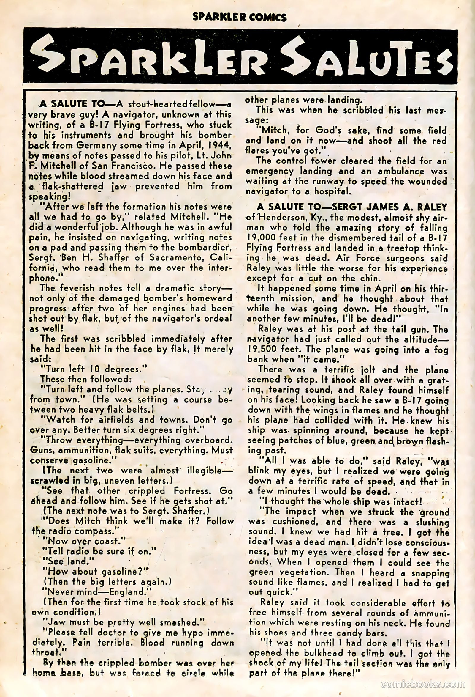 Sparkler Comics #36 (1948) — page 28 of 41
