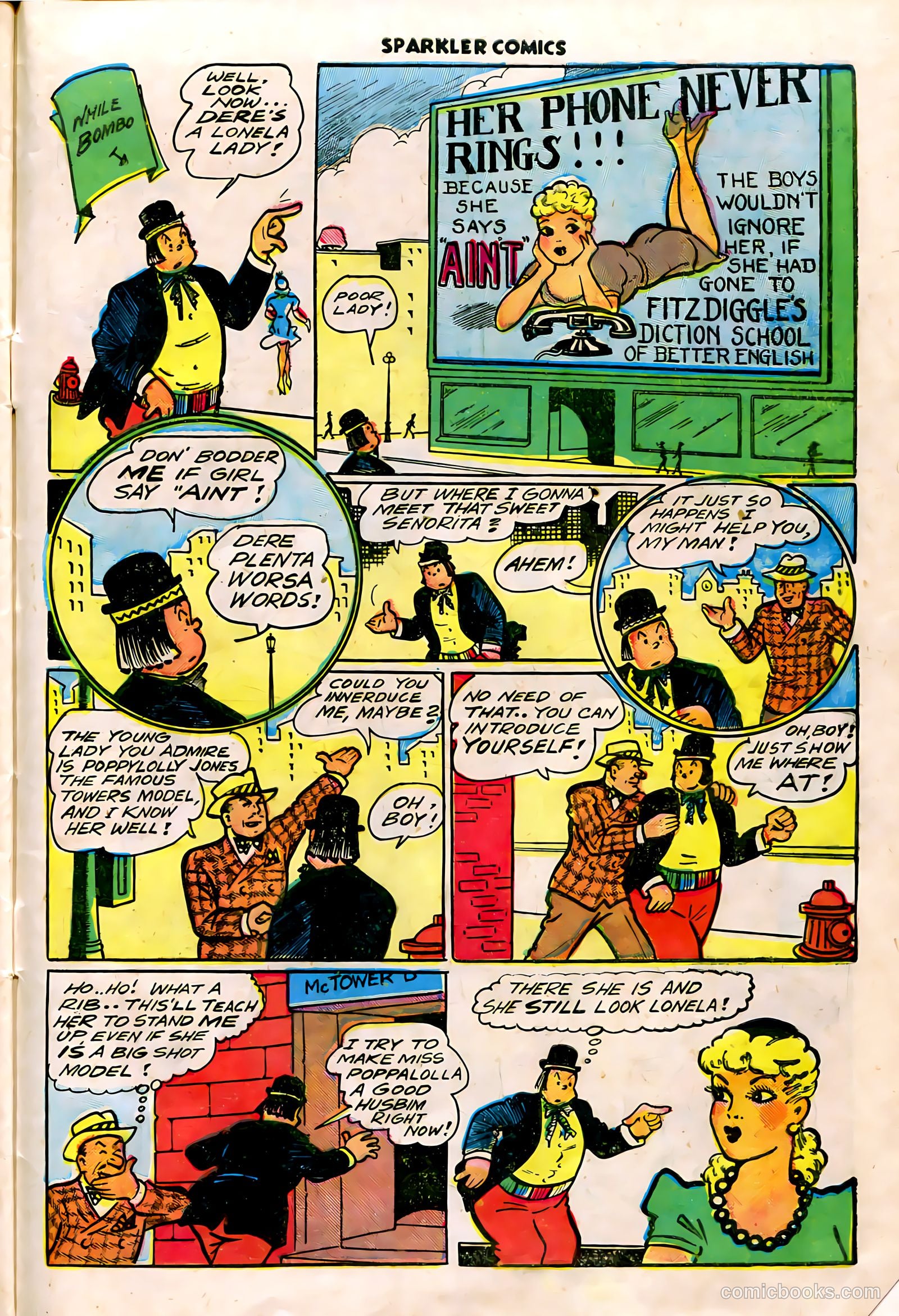 Sparkler Comics #36 (1948) — page 32 of 41