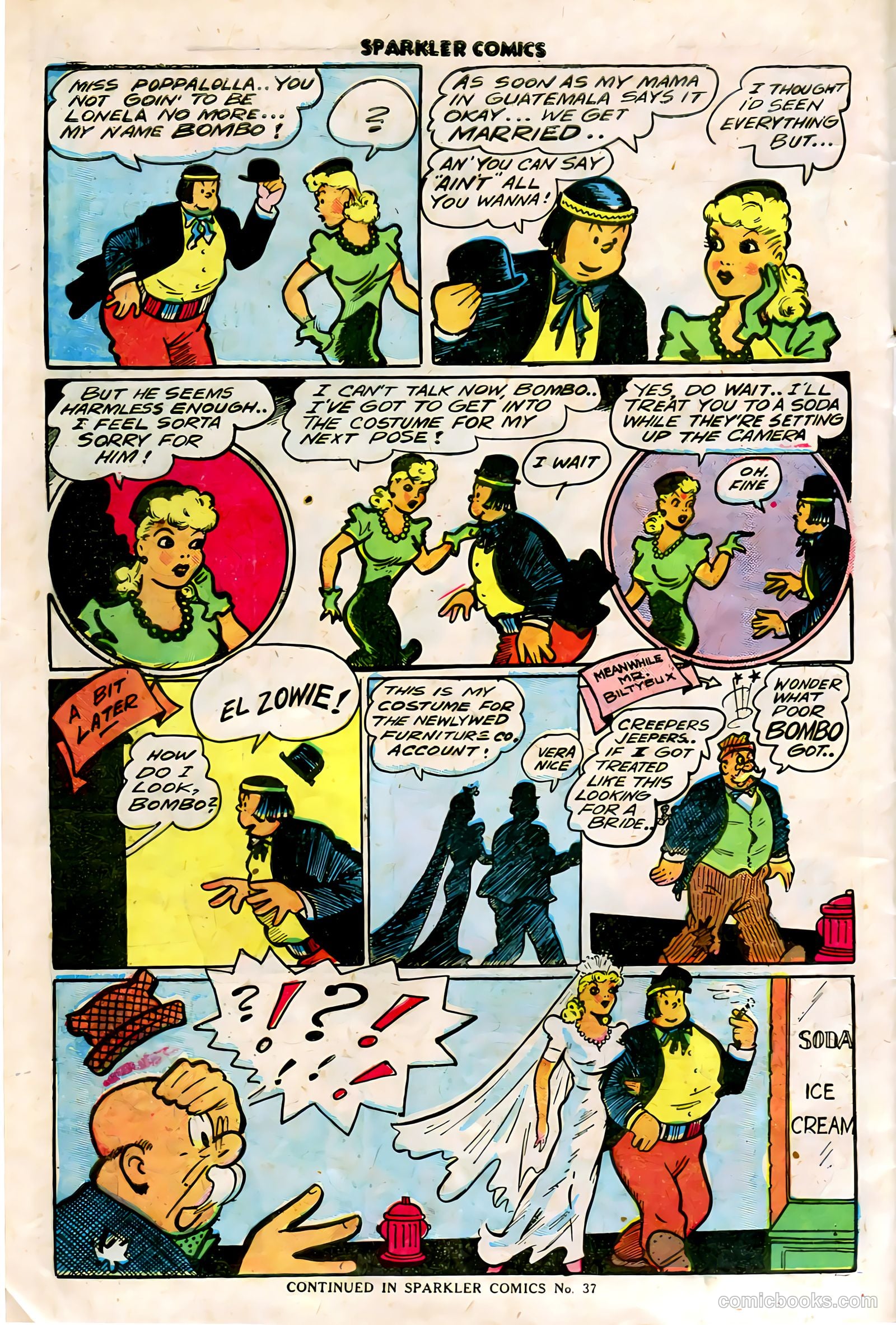 Sparkler Comics #36 (1948) — page 33 of 41
