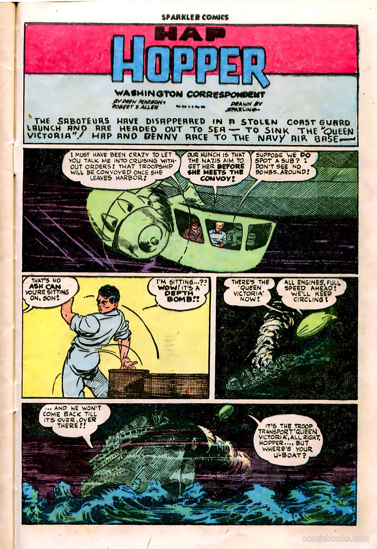 Sparkler Comics #36 (1948) — page 34 of 41