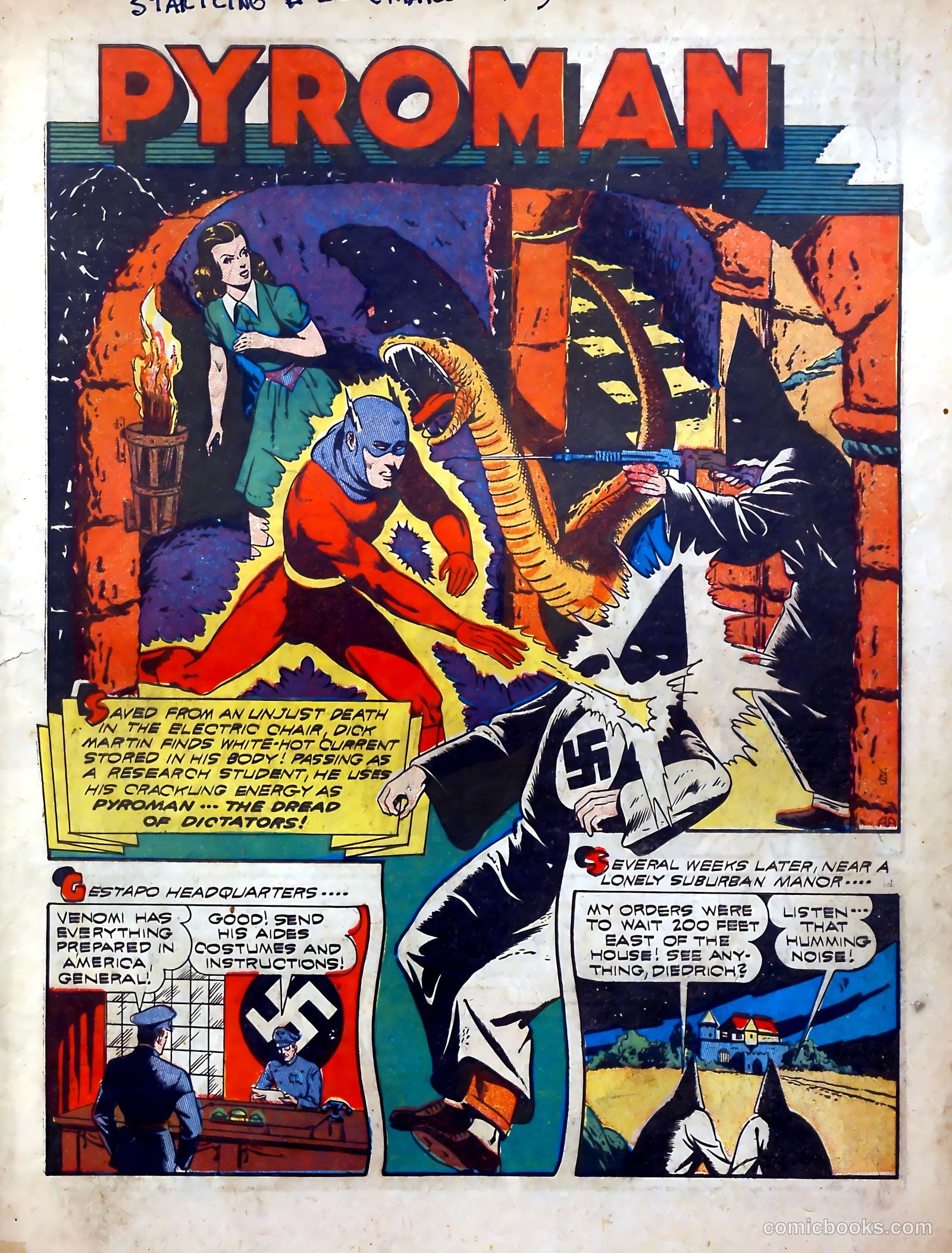 Startling Comics #20 (1940) — page 3 of 68