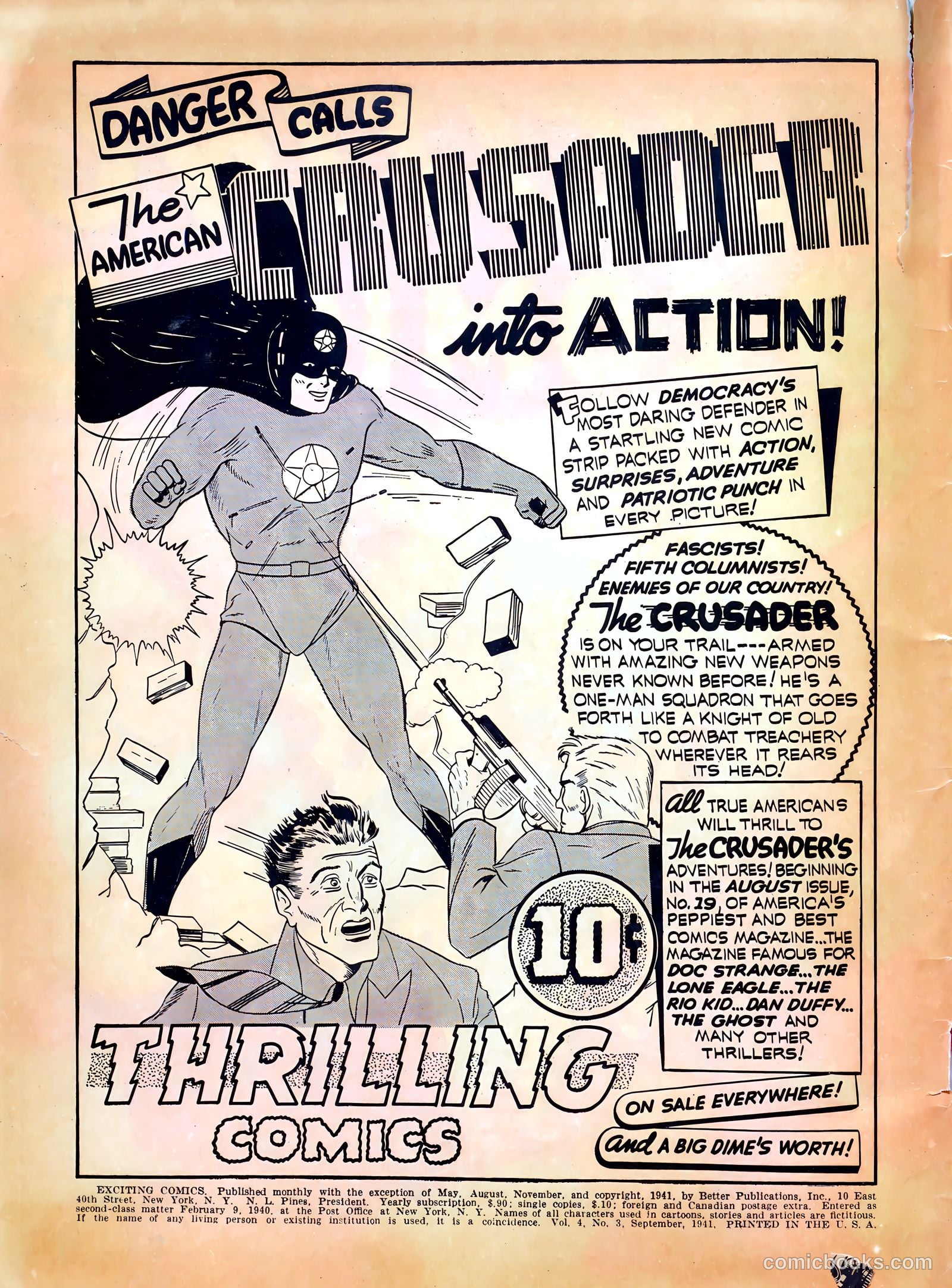 Exciting Comics #12 (1940) — page 2 of 68